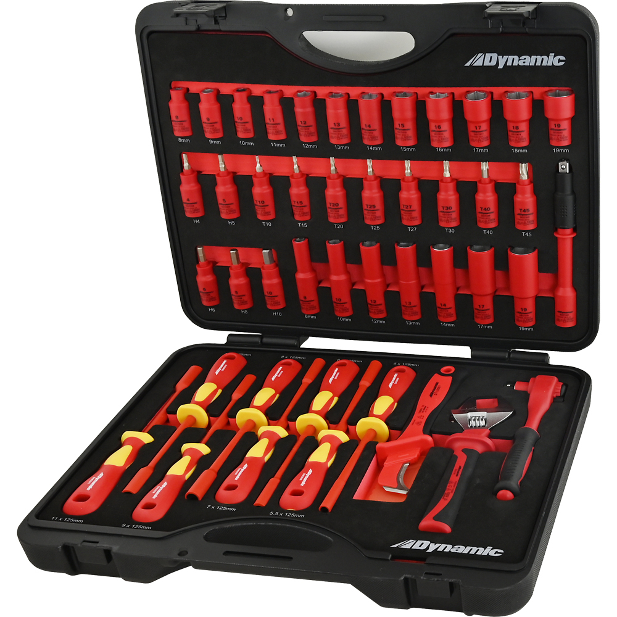 Dynamic Tools 44Pc Insulated Skt & Tool Set