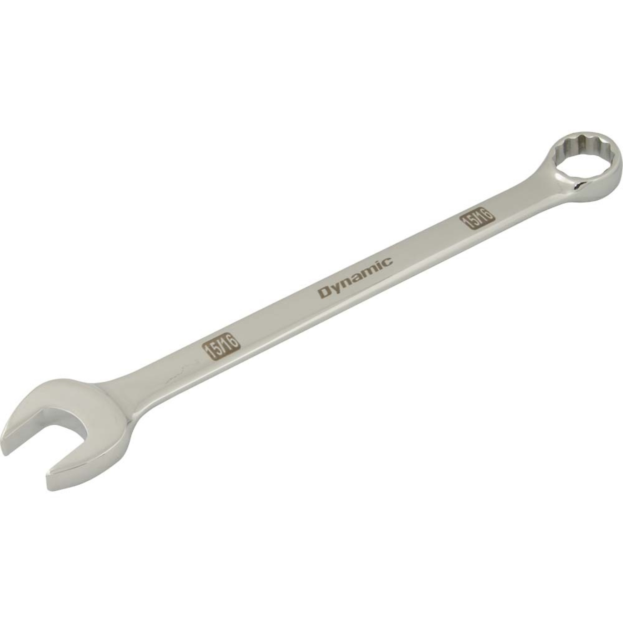 Dynamic Tools 15/16" 12 Point Combination Wrench, Mirror Chrome Finish