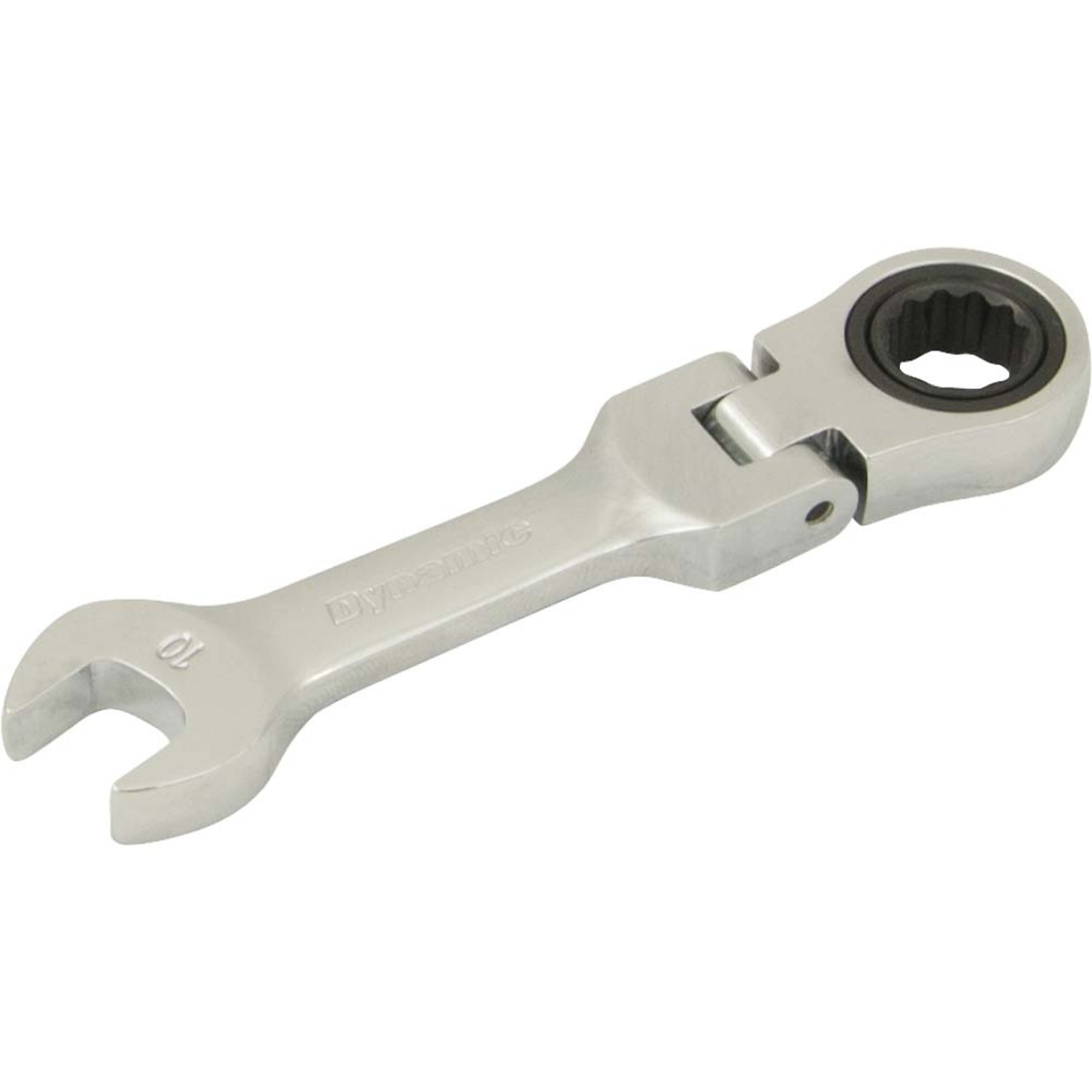 Dynamic Tools 10mm Stubby Flex Head Ratcheting Wrench
