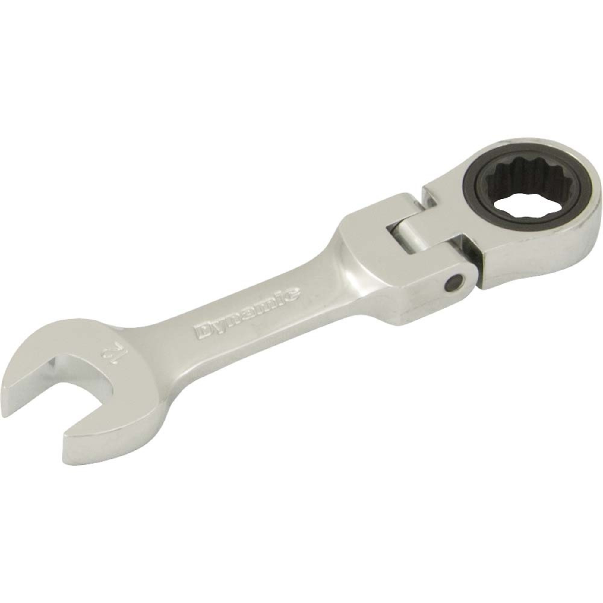Dynamic Tools 12mm Stubby Flex Head Ratcheting Wrench