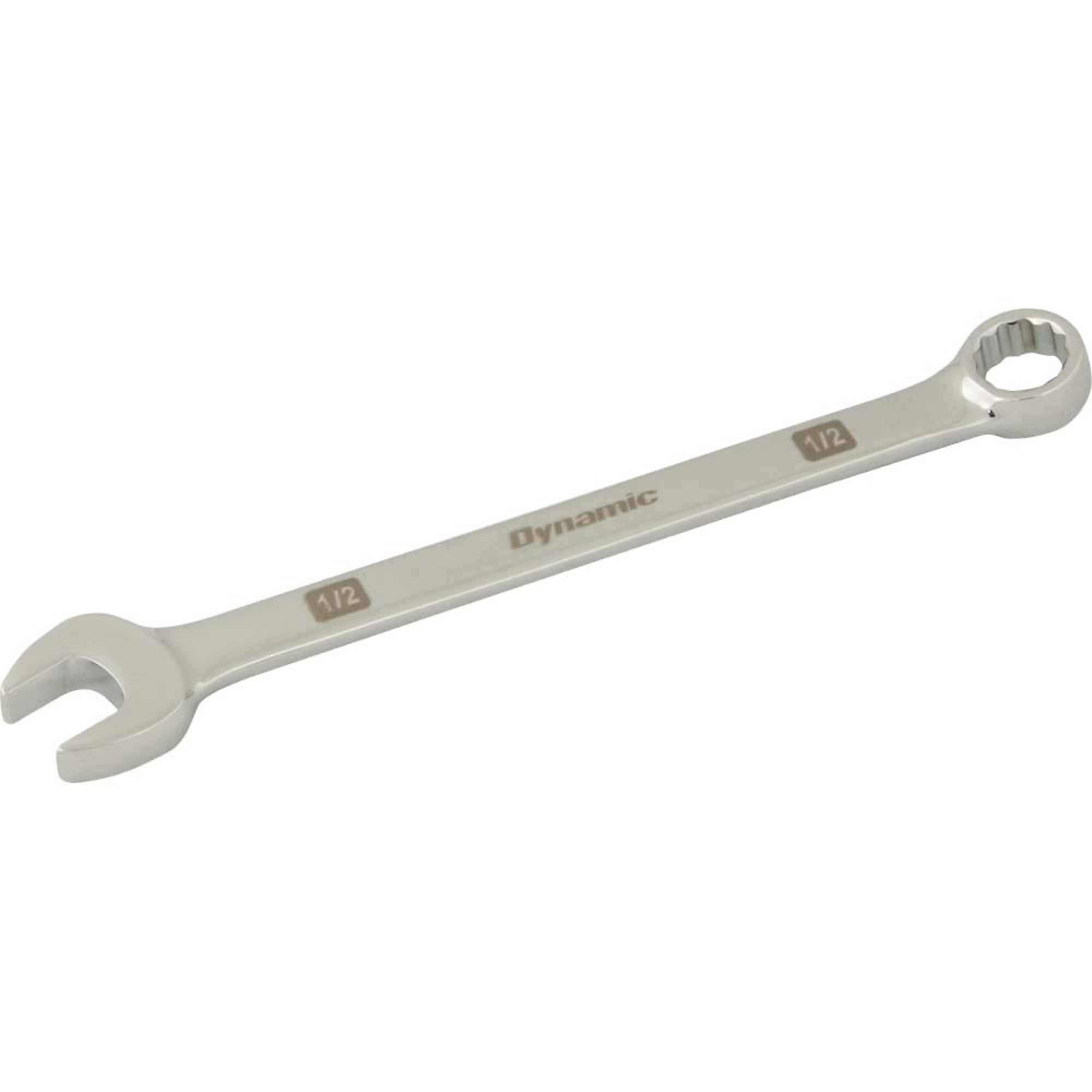 Dynamic Tools 1/2" 12 Point Combination Wrench, Mirror Chrome Finish