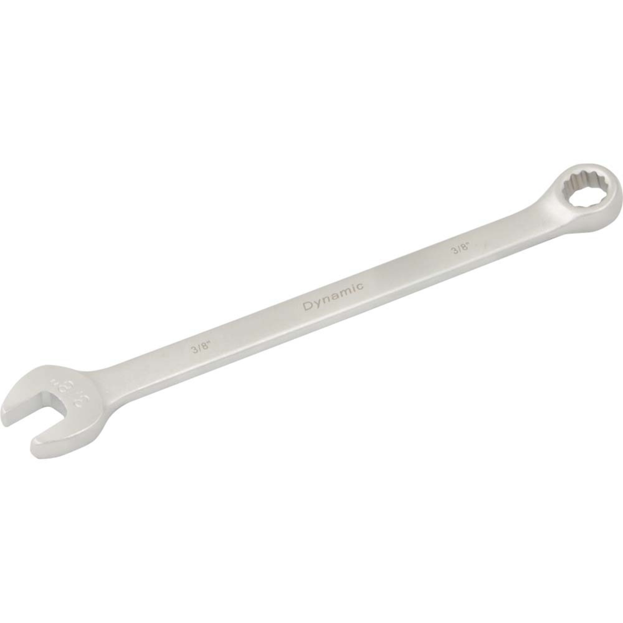 Dynamic Tools 3/8" 12 Point Combination Wrench, Contractor Series, Satin Finish