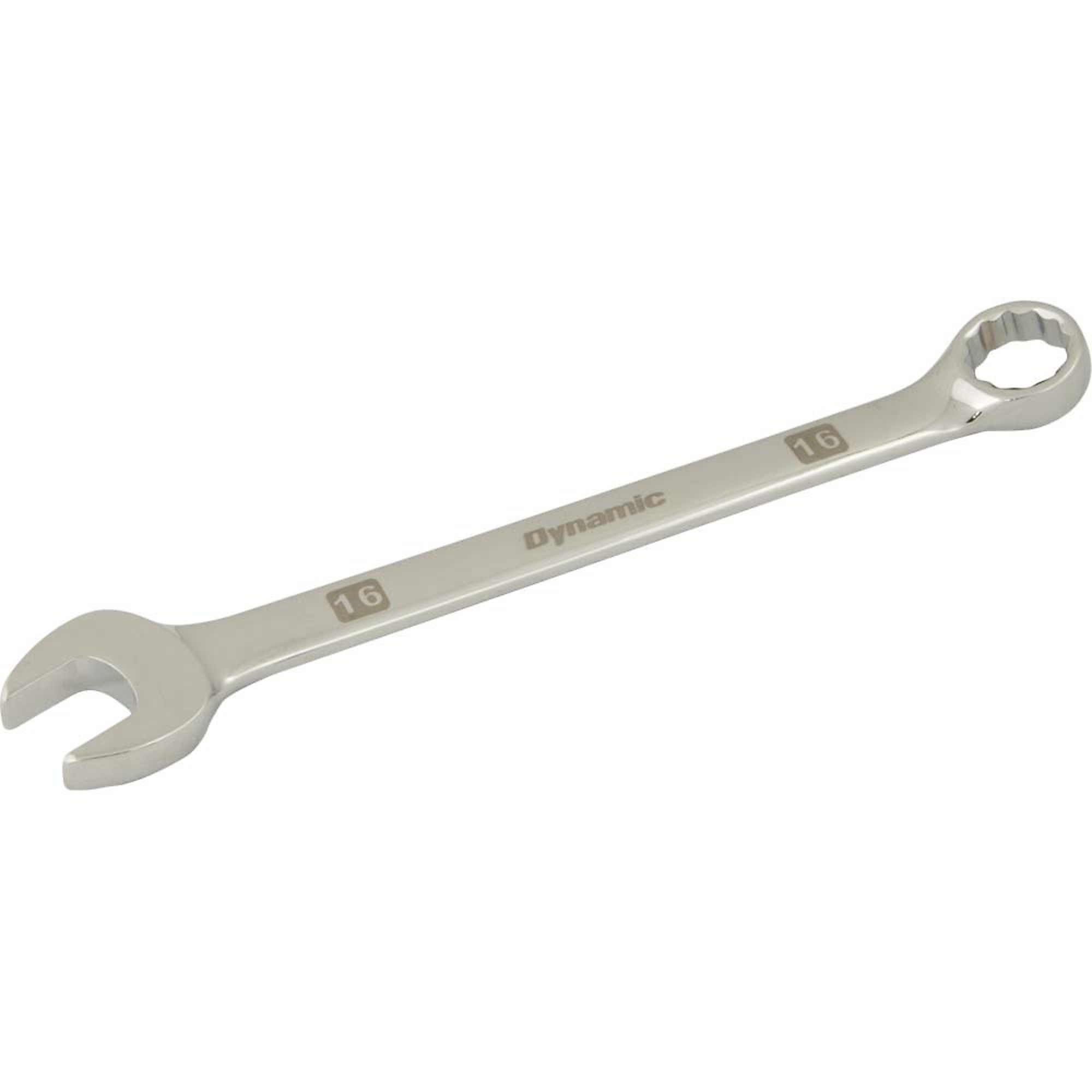 Dynamic Tools 16mm 12 Point Combination Wrench, Mirror Chrome Finish