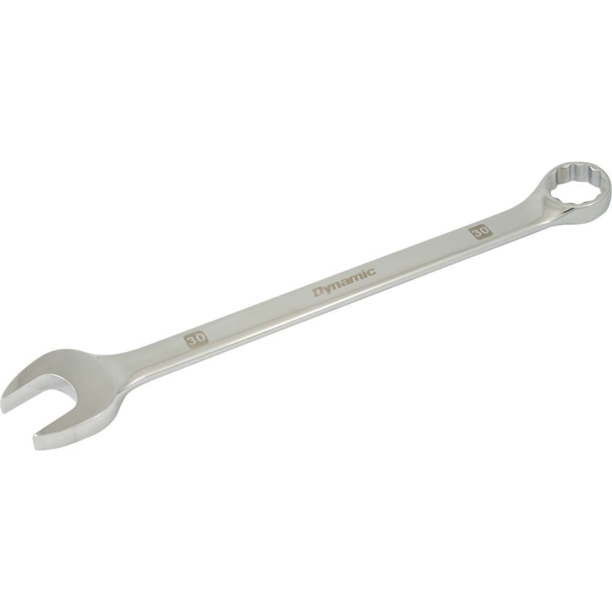 Dynamic Tools 30mm 12 Point Combination Wrench, Mirror Chrome Finish