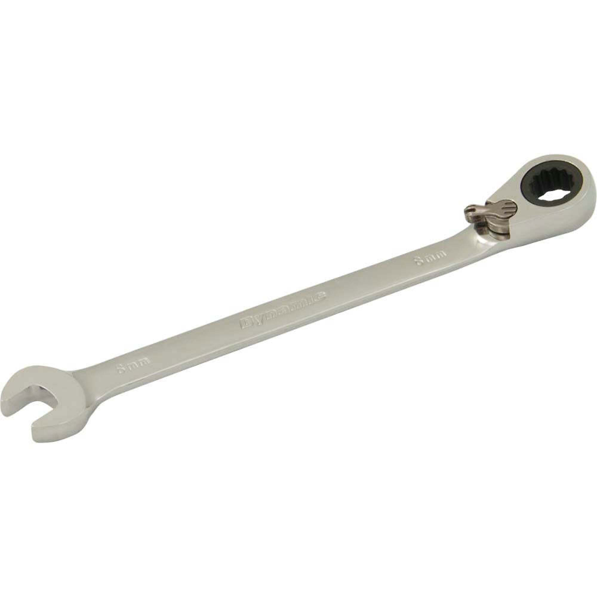 Dynamic Tools 8mm Reversible Combination Ratcheting Wrench