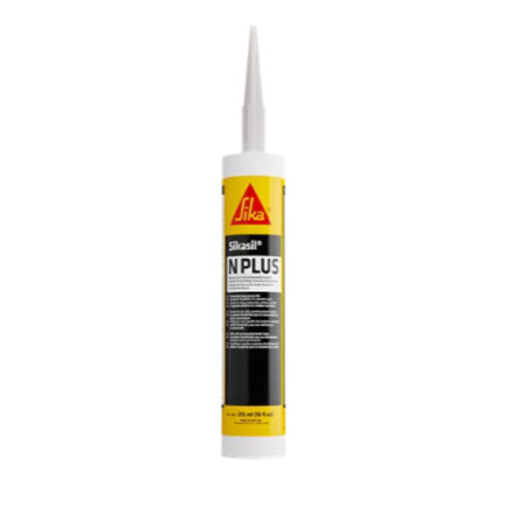 Sikasil-N Plus US Neutral Cure Silicone Assembly Sealant Aluminum 10oz Cartridge, 24PK