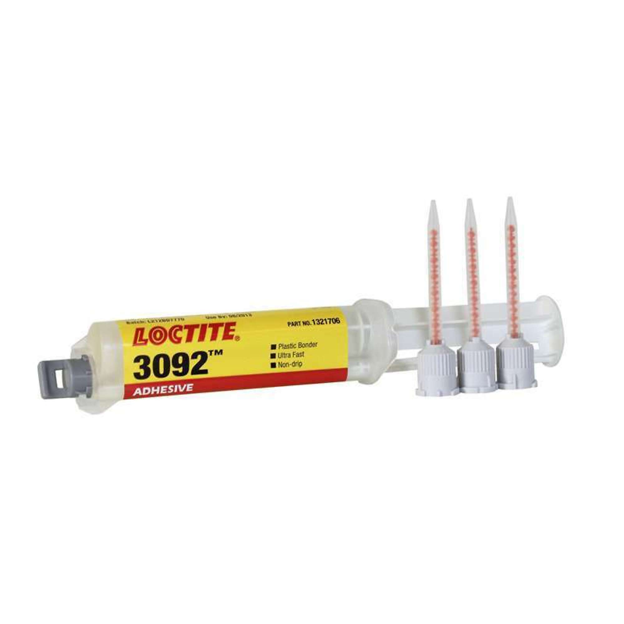 Loctite 3092 Rapid Cure Adhesive 10 Gram Dual Cartridge, 12PK