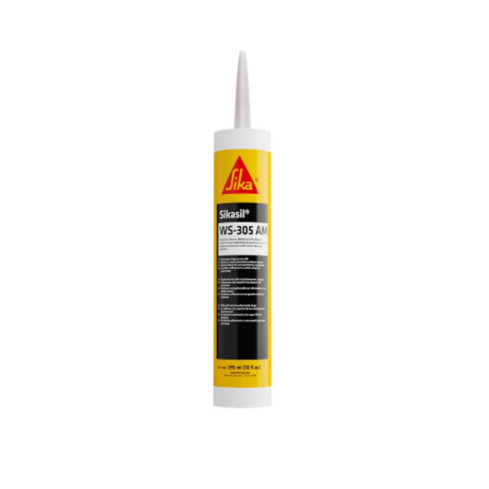 Sikasil WS-305 AM Neutral-curing Silicone Weatherproofing Sealant, Bronze, 20oz, 1200PK