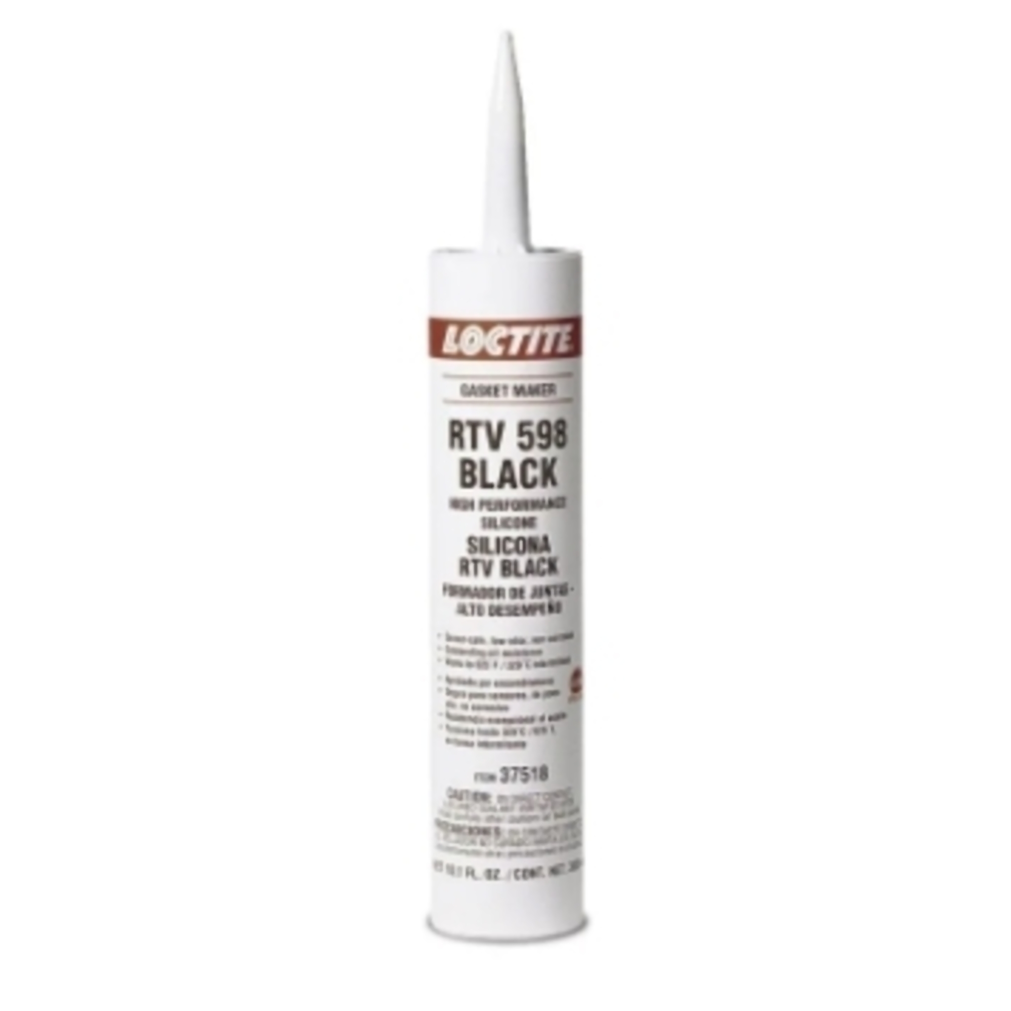 Loctite RTV Silicone 598 High Performance Black 300ml Cartridge, 10PK