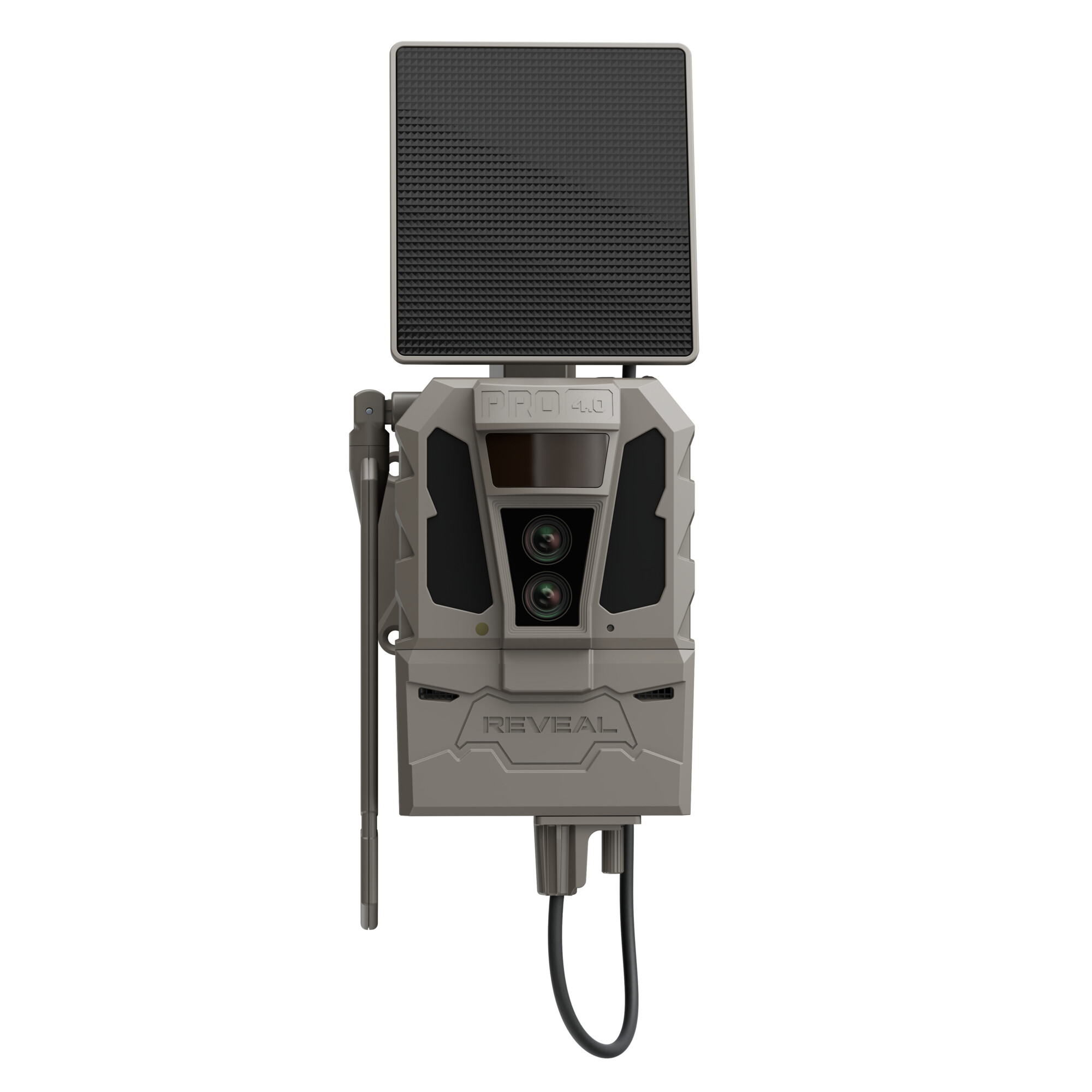 REVEAL by Tactacam Pro 4.0 Solar Cellular Trail Camera, 4K Photo, 1080p Video, 5000mAh FlexPack R5 Battery, Built-In GPS, Auto-Carrier Selection, Model# RV-XPS-V4
