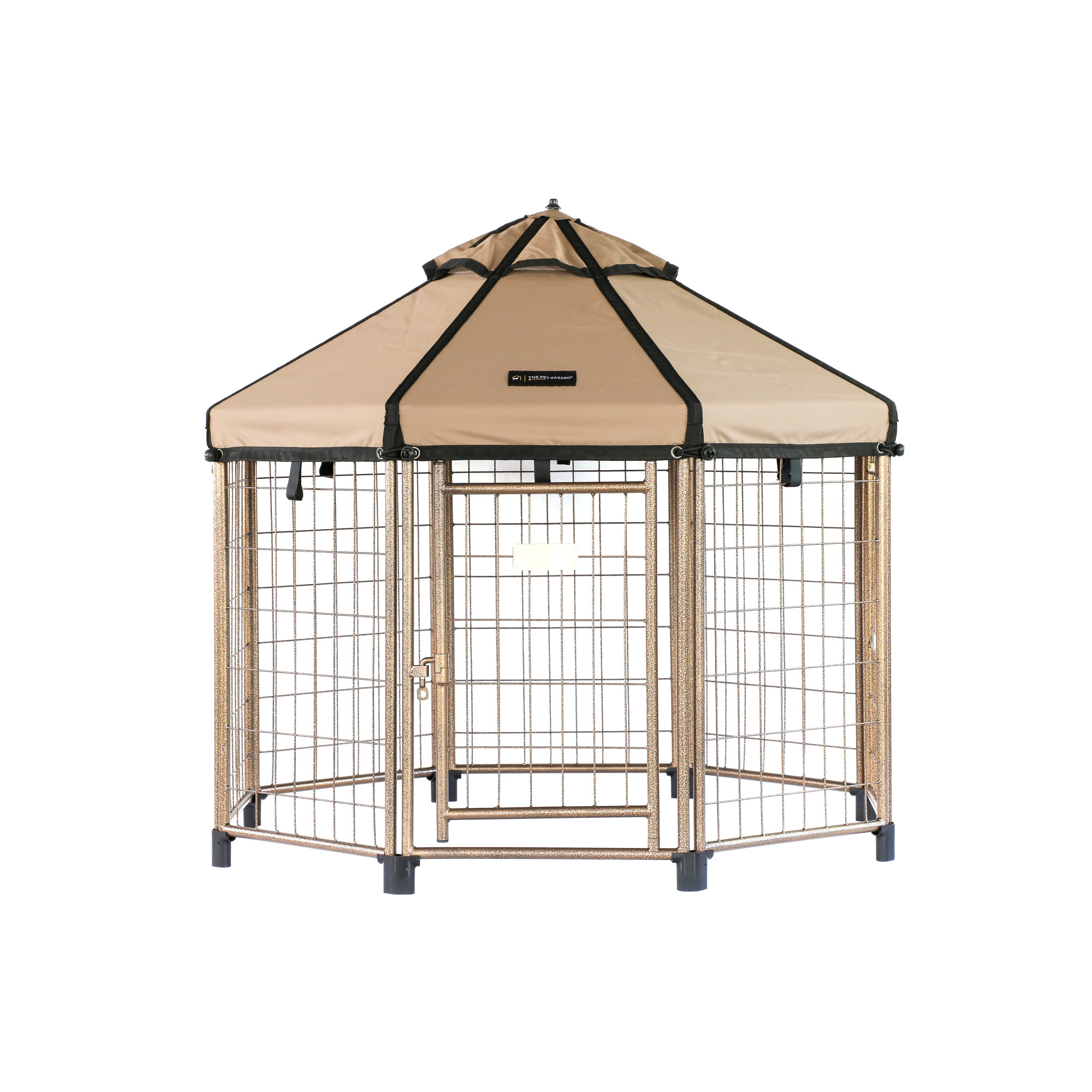 WinPet 4' Pet Gazebo Earth Taupe Canopy, Model # 23404ET