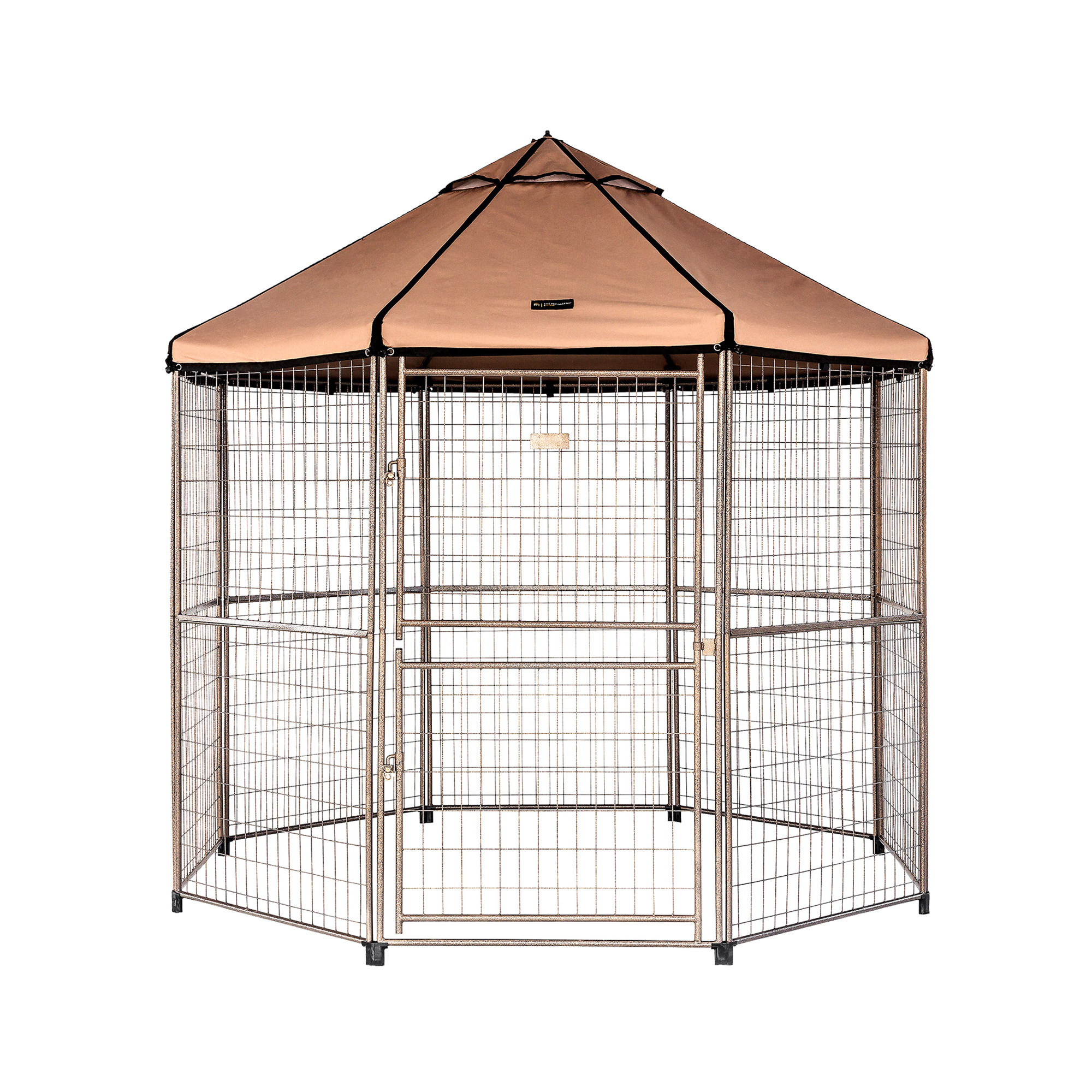 WinPet 8' Pet Gazebo Earth Taupe Canopy, Model # 23408ET