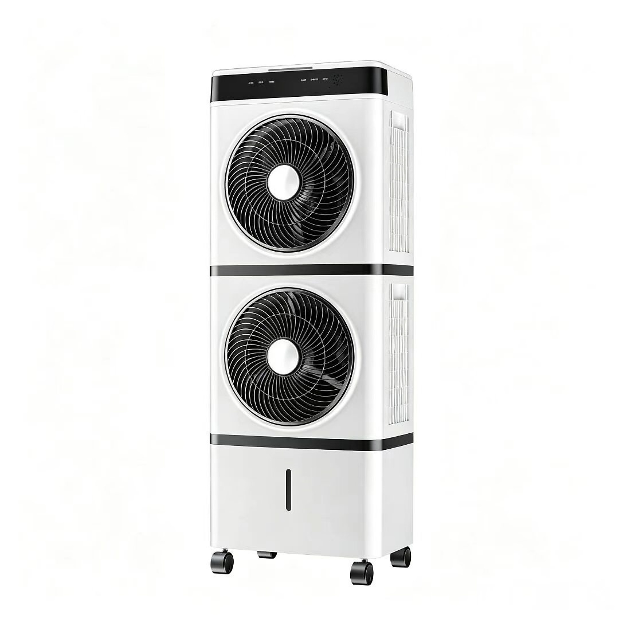 EdenDirect 3800 CFM 3-Speed White Portable Evaporative Air Cooler with 12h Timer, 3.7 Gal and 4 Ice Packs, Remote