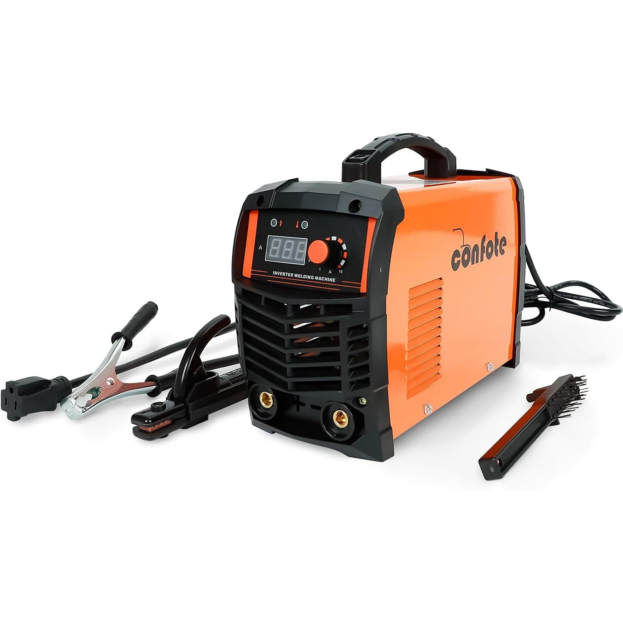 CONFOTE 160A Stick Welder 110V MMA ARC Welding Machine, Portable IGBT Inverter Welder with LCD Digital Display, Hot Start, Arc Force & Anti-Stick, Fits Up to 4.0mm Electrodes, Model #VD68302-G