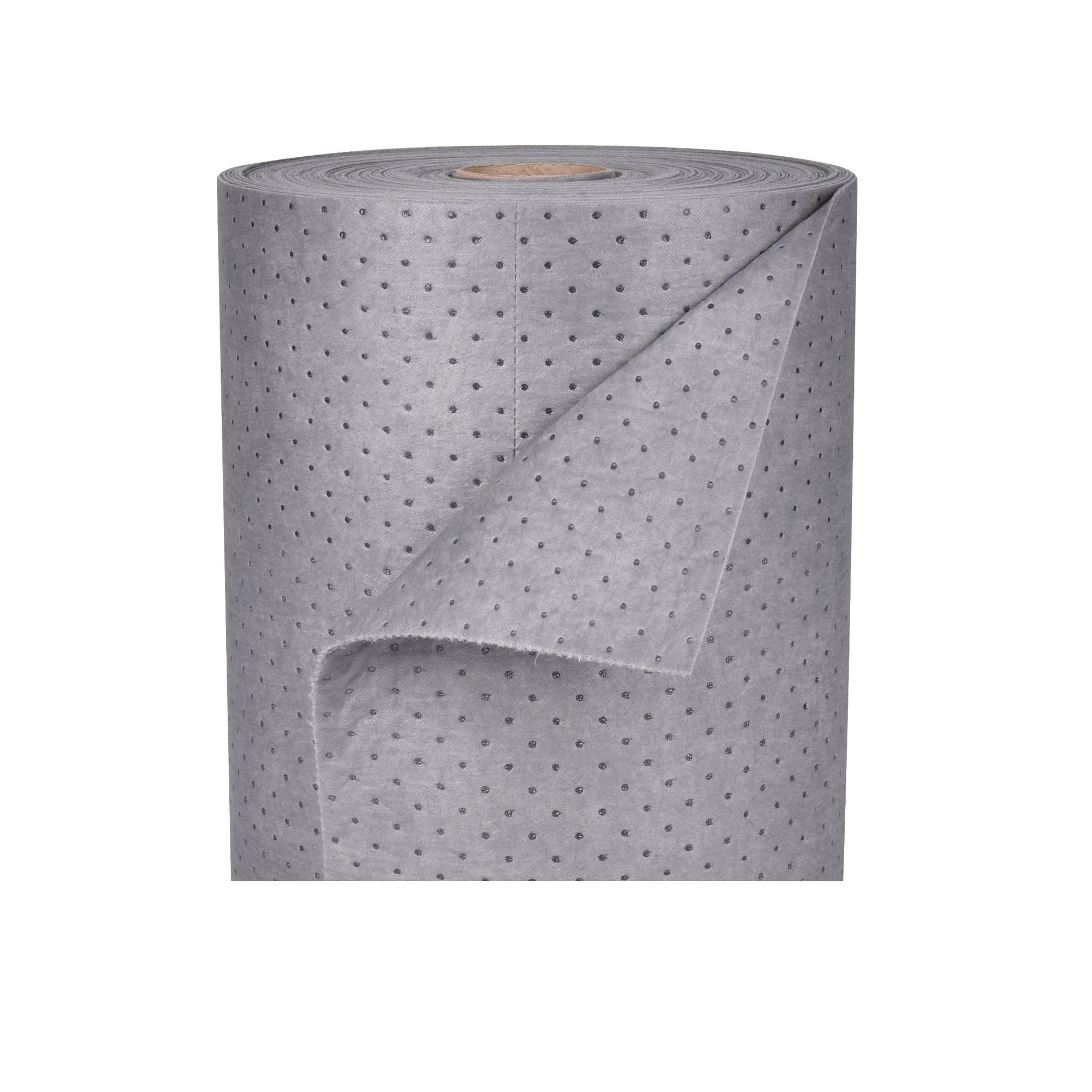 EISEN Heavyweight Absorbent Mat Roll, 150ft L x 15in W, Absorbs Oils Coolants Solvents and Water, Gray, Model LT010