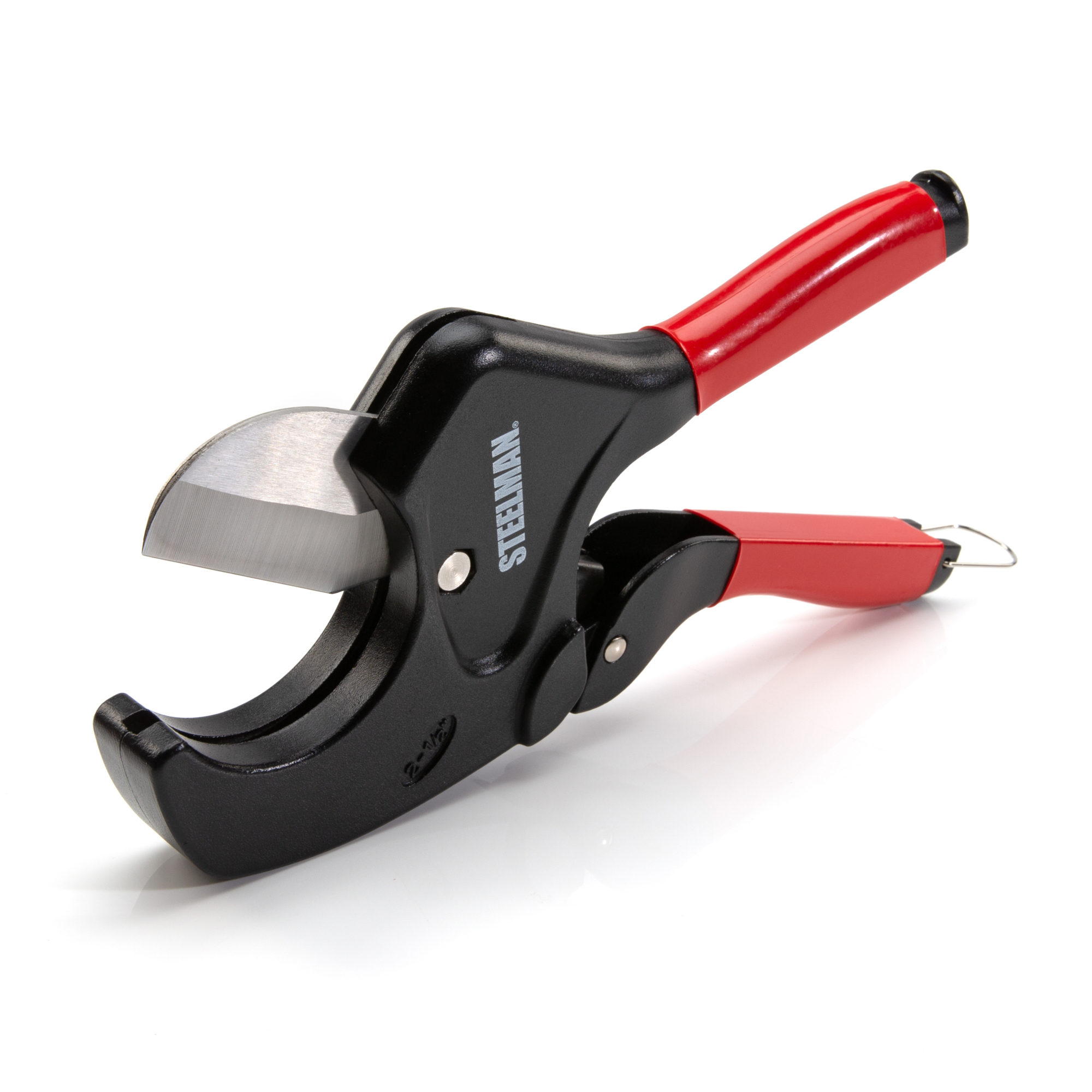 STEELMAN 2-1/2-Inch Jaw Ratcheting PVC and Plastic Pipe Cutters, Model# 42565
