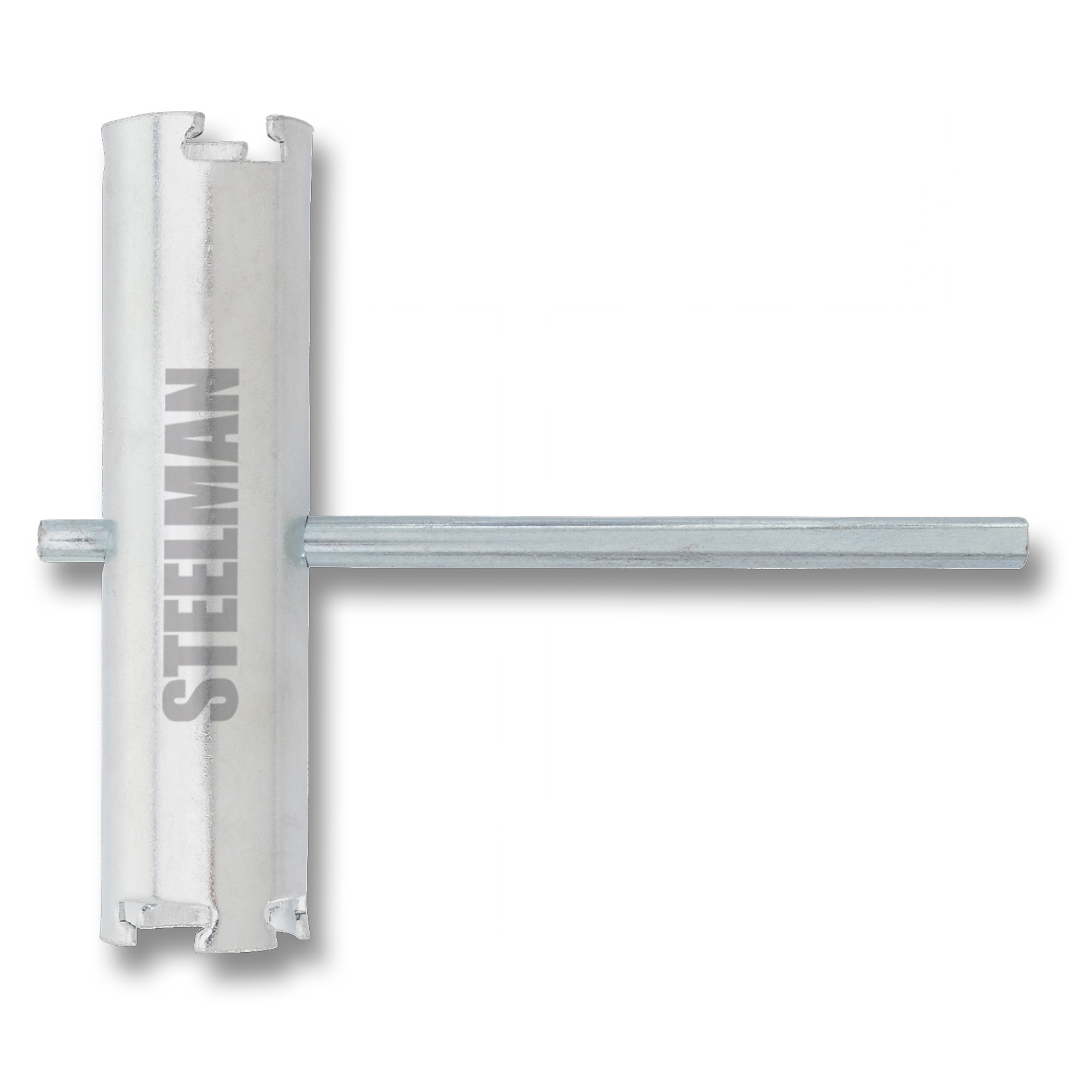 STEELMAN Dual-Ended Basket Strainer Wrench with T-Handle (1/2 and 3/8-inch), Model# 61386