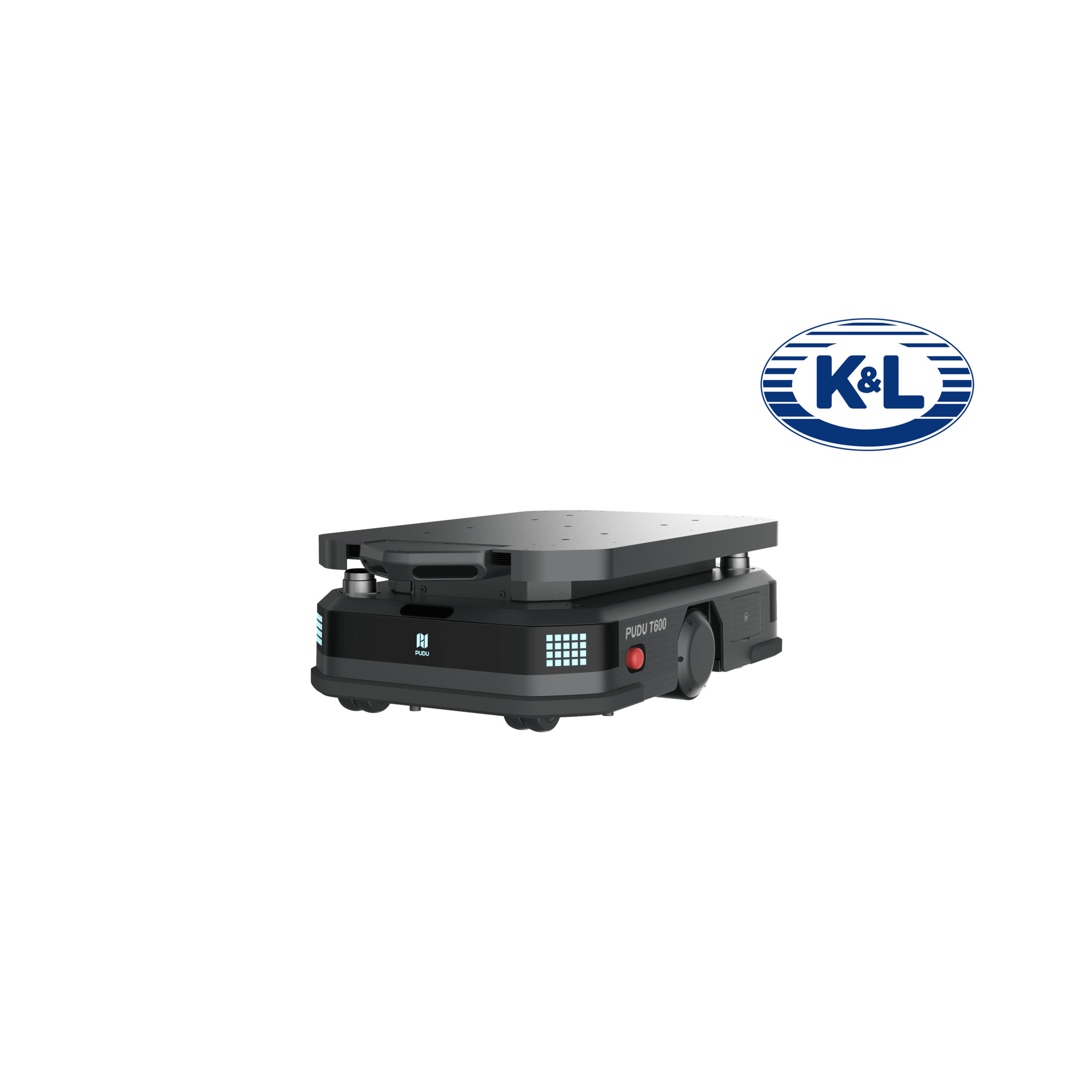 K&L Supply, ShopProBot, JOY13U Autonomous Industrial Delivery Robot, Self-Navigating, 1322 Pound Capacity, for Factory and Warehouse Material Transport, PUDU T600 Underride