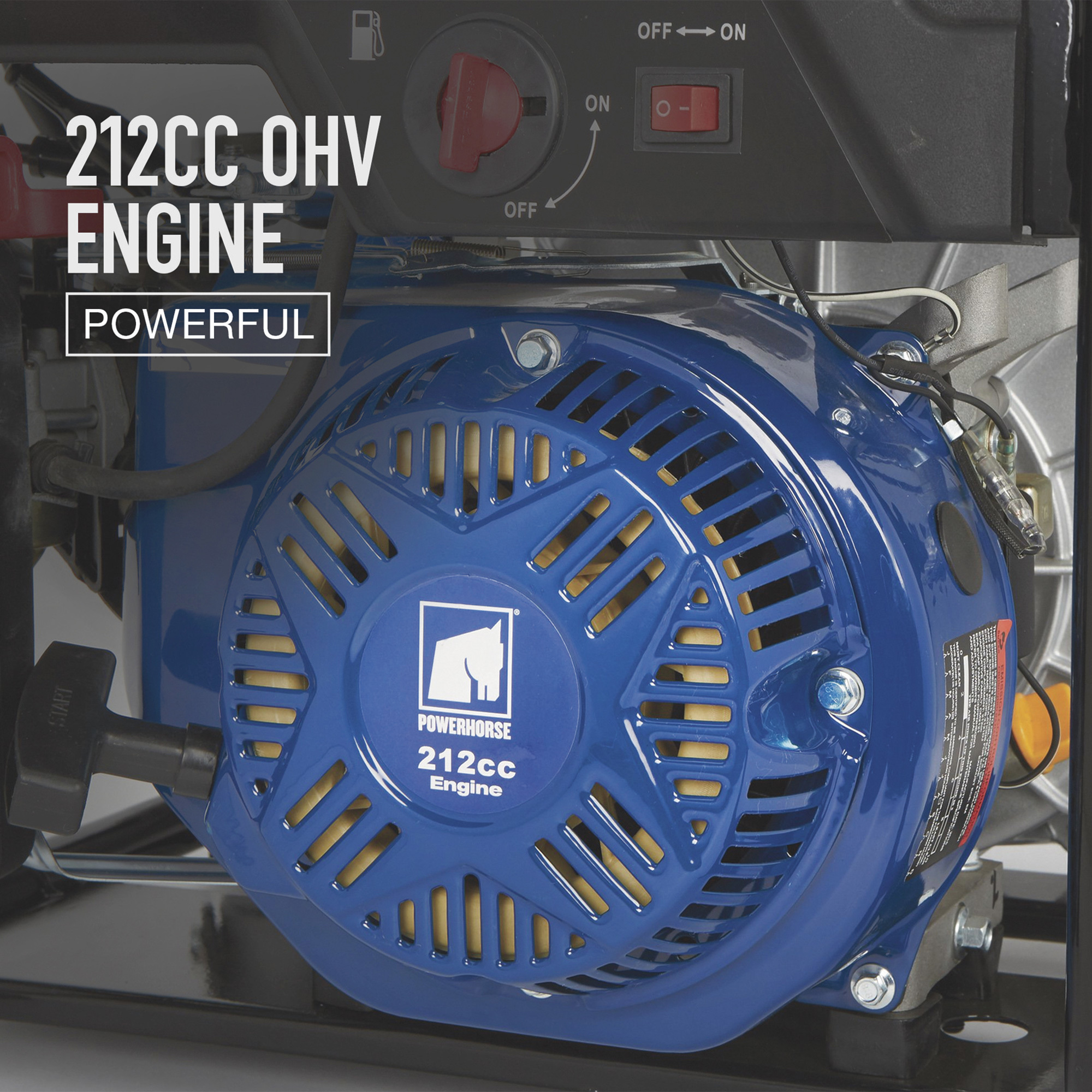 Powerhorse Extended Run Full Trash Pump, 2in. Ports, 11,000 GPH, 3/4in