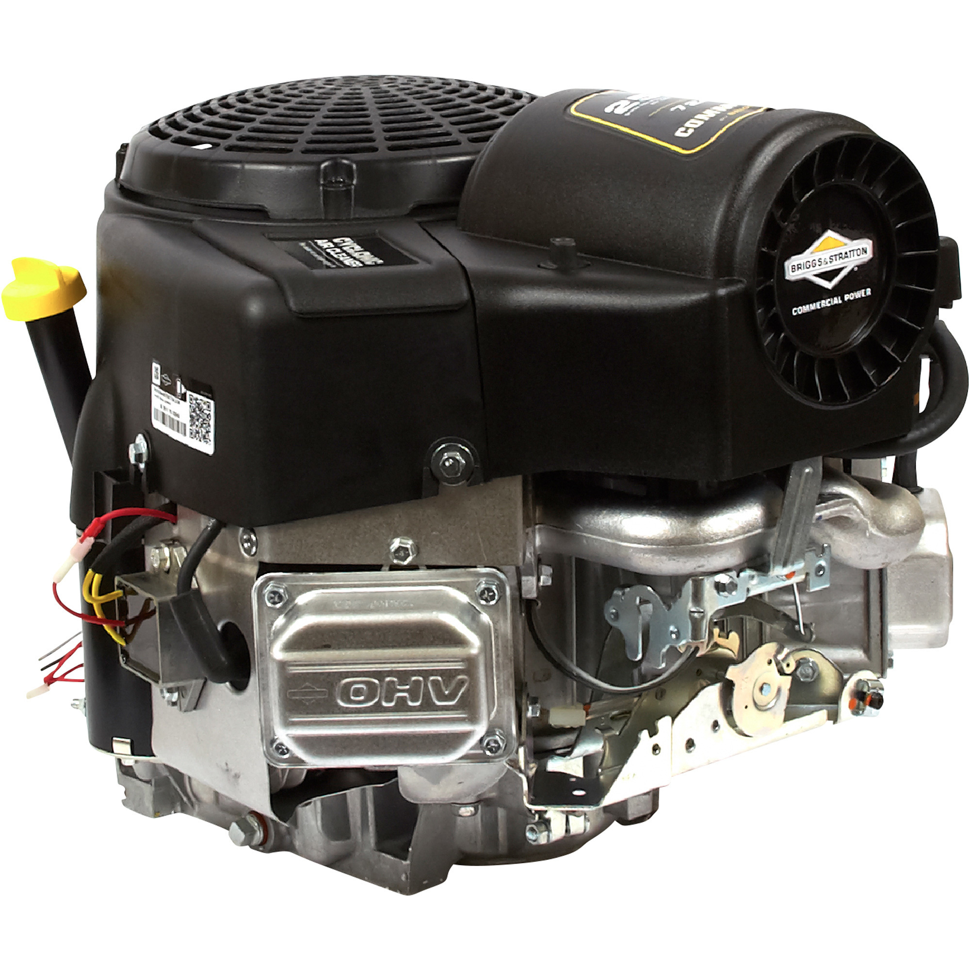 Briggs & Stratton Vertical OHV V-Twin Engine, 25HP, 724cc, 1in. x 3 5 ...