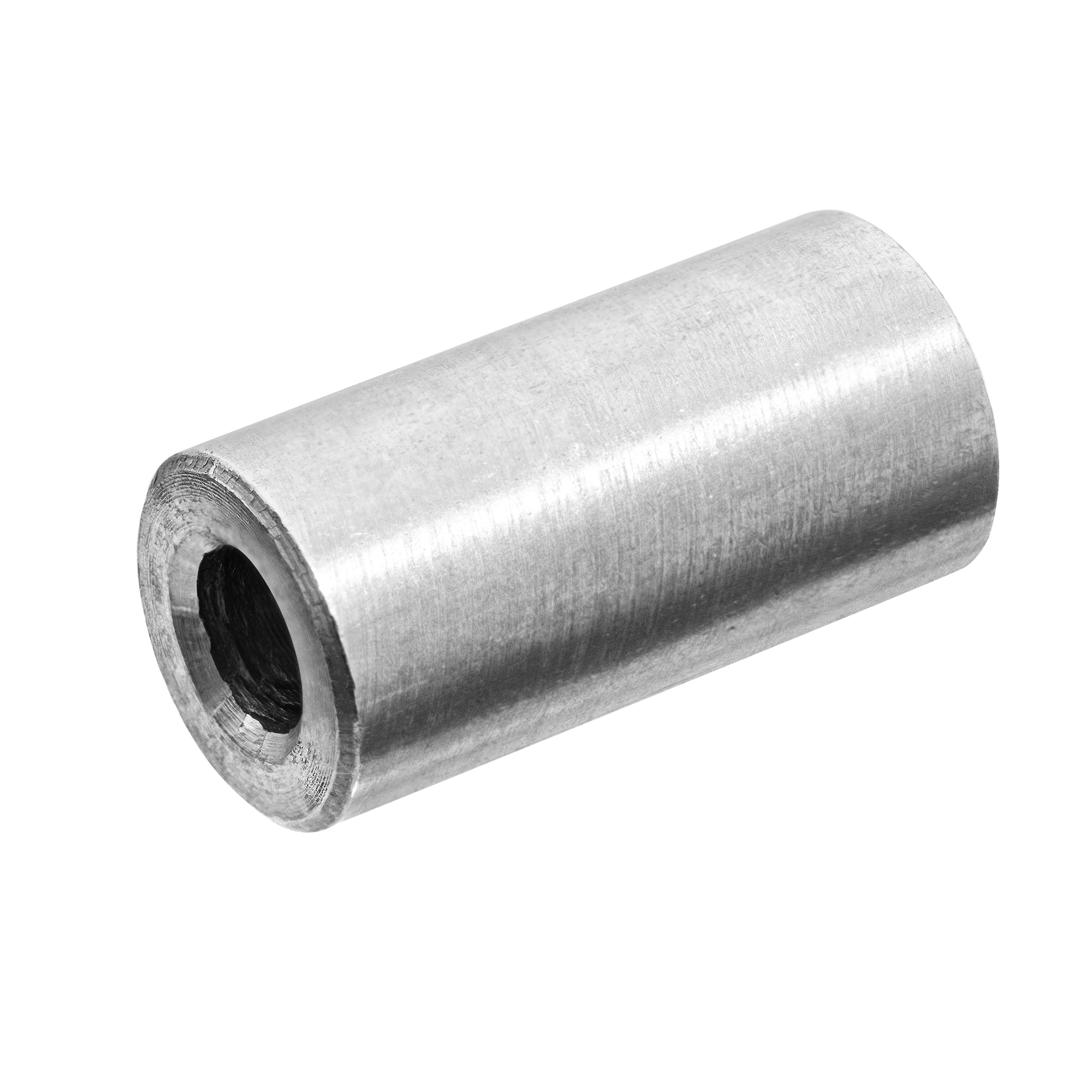 Round Spacer - Nickel Plated Brass - 1/4" OD x 1/2" Long - For No. 4 Screw Size, 500/CTN