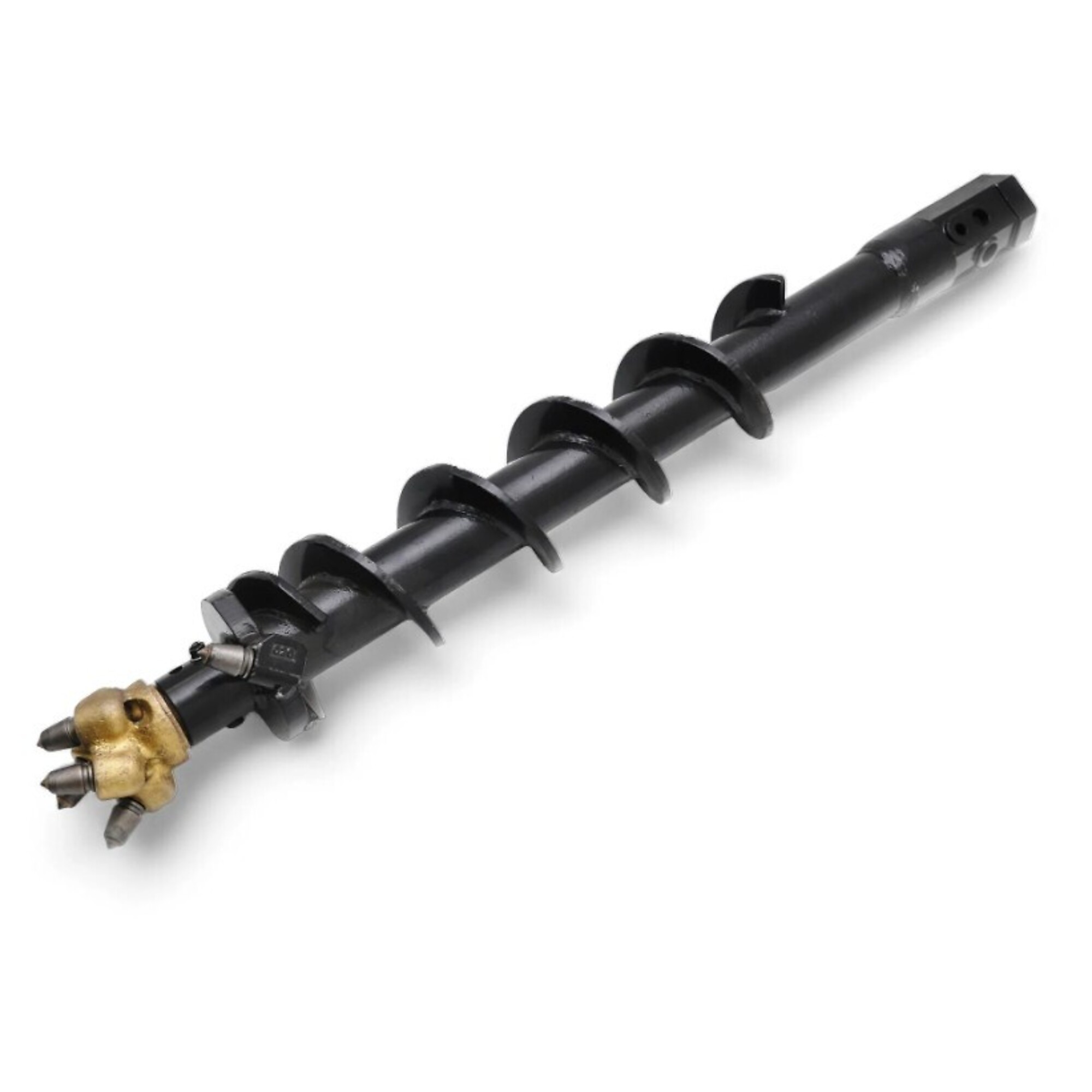 Tool Tuff AGKNK, Earth Auger Industrial Duty Rock Auger, 6" Diameter, Hex Drive, Interchangeable Standard Edges, Monel # 23-023.
