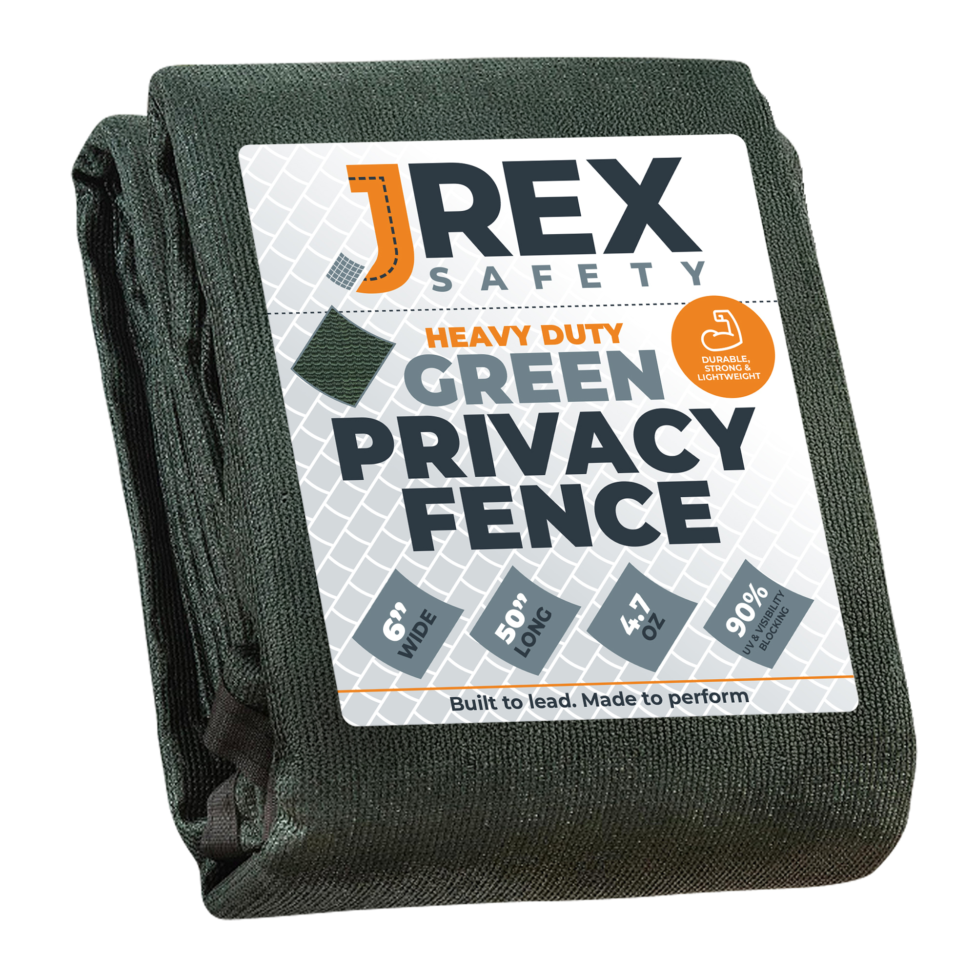 JREX 6' x 50' Privacy Fence Screen - Green
