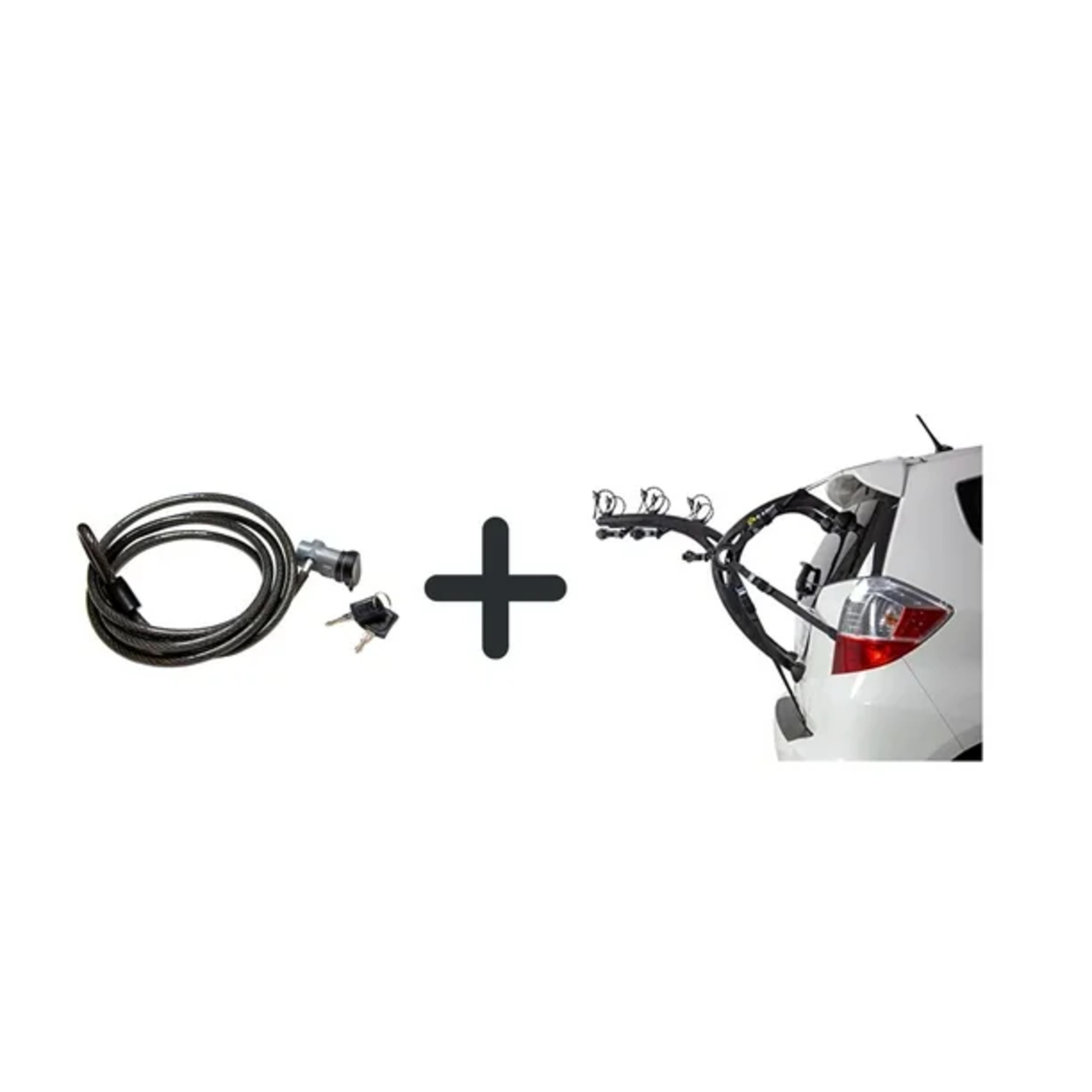 Saris 8 ft. Cable Bike Lock, 1 lb Braided Bike Lock Cable with 2 Keys