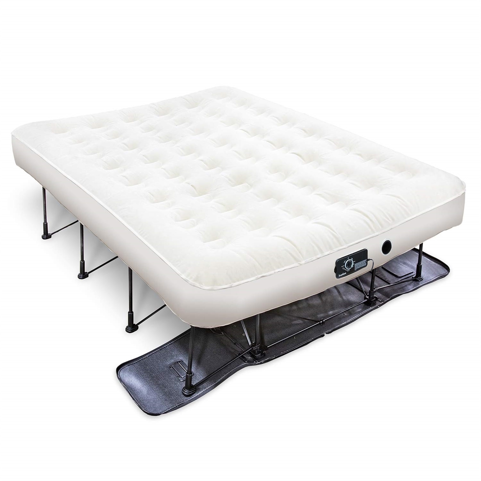 Ivation EZ-Bed Self Inflating Air Mattress, Queen Air Mattress with Built In Pump & Case