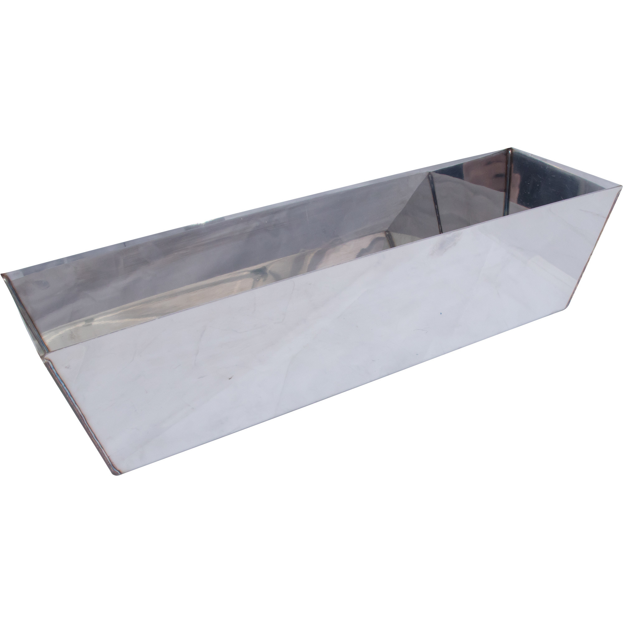 Marshalltown Heli-Arc Stainless Steel Mud Pan 12 in. L Marshalltown Heli-Arc Stainless Steel Mud Pan 12 in. L
