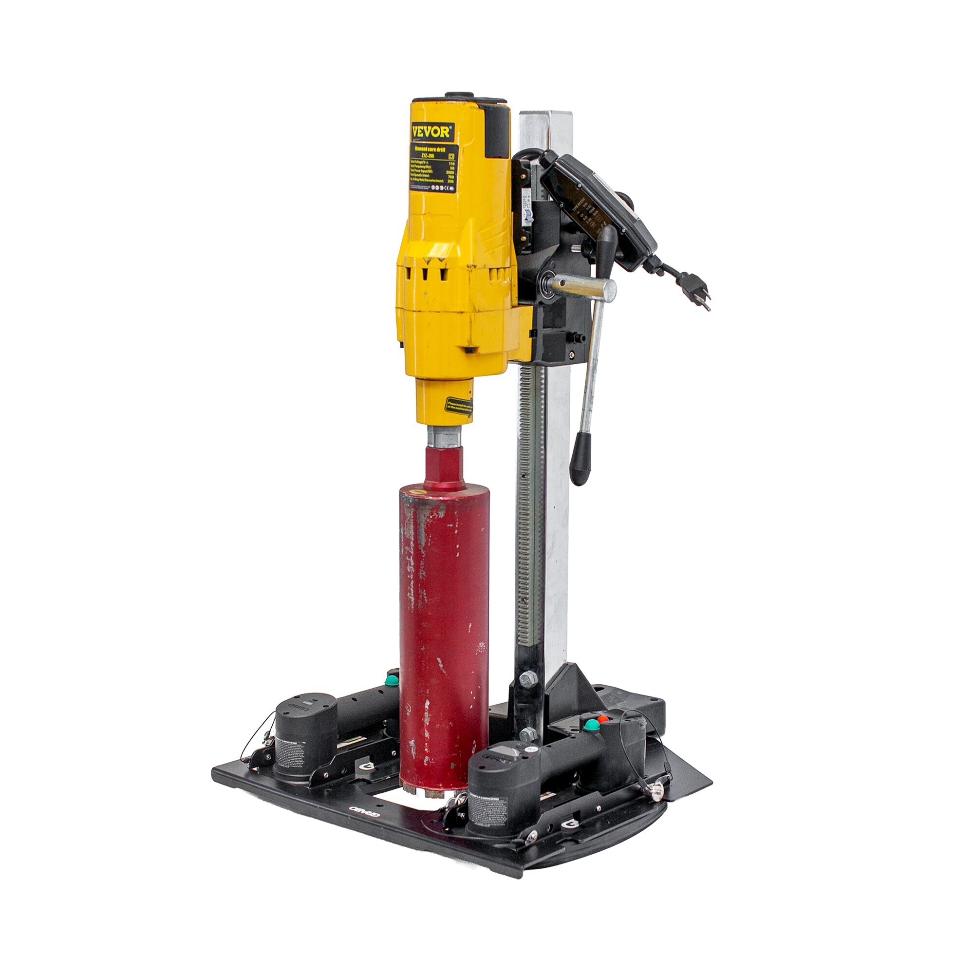 GRABO Bore Mount Core Drill Holder, Two Tool Heavy Duty Mounting Plate for Core Drill or Drill Press, GBM-V1