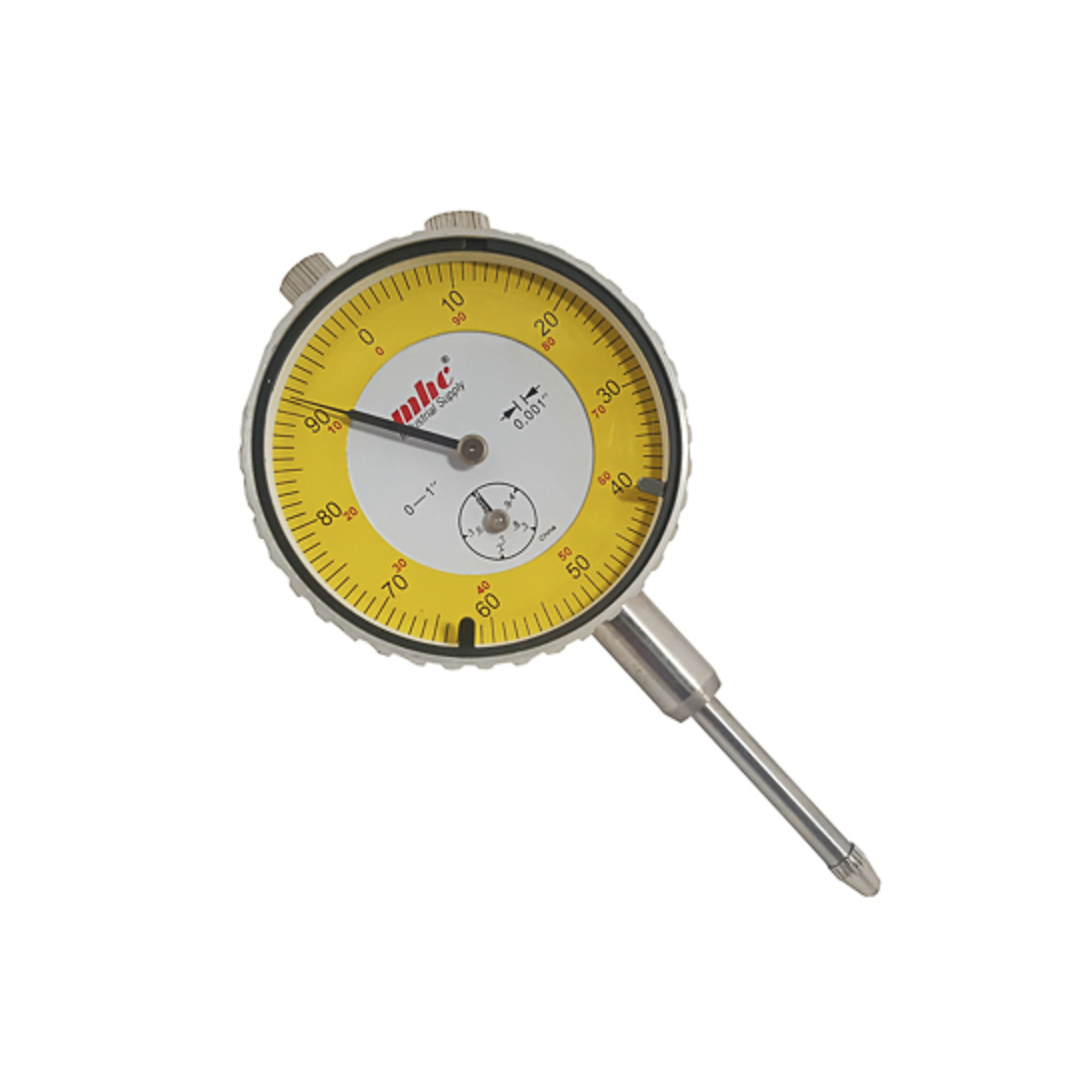 K&L Supply 2-1/4in Dial Indicator Gauge, .001in Increments, 35-8428