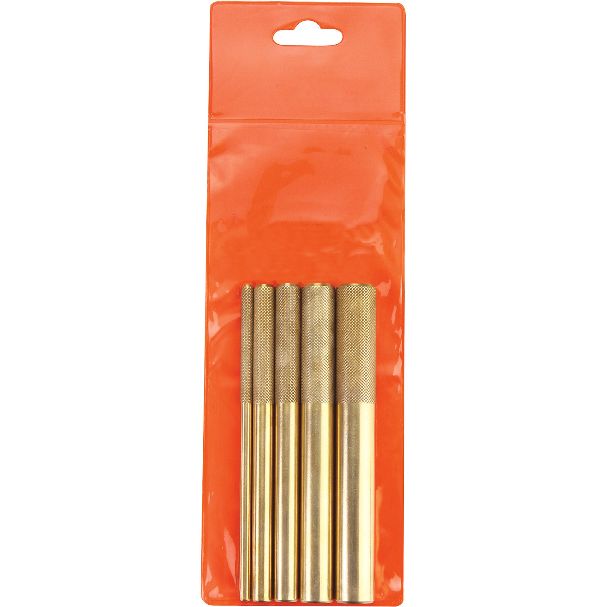 Steel Drive Brass Pin Punch Set, (Pack of 5) – GROZ USA