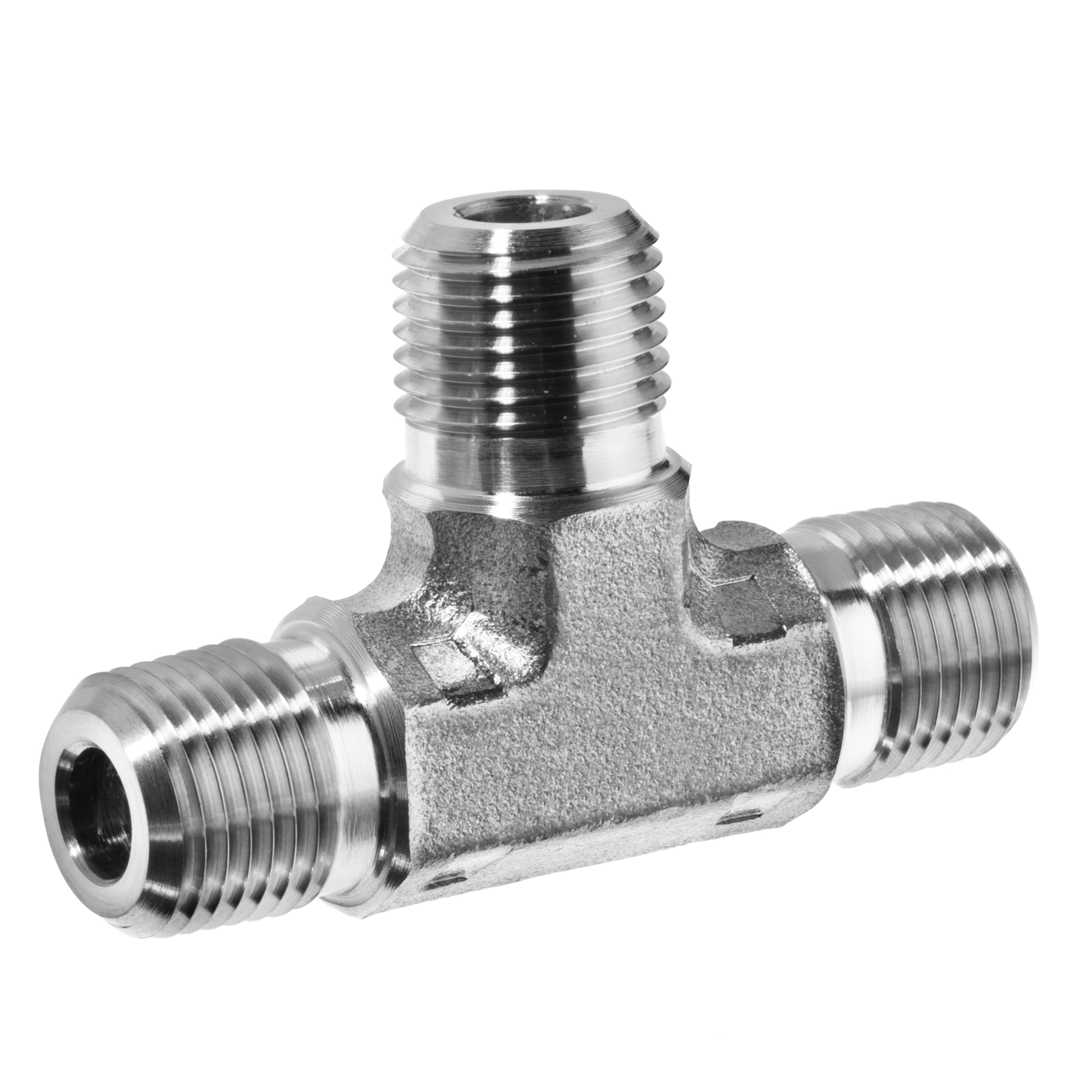 Pipe Fitting - 316 Stainless Steel - Instrumentation - Male Tee - 1/8 ...