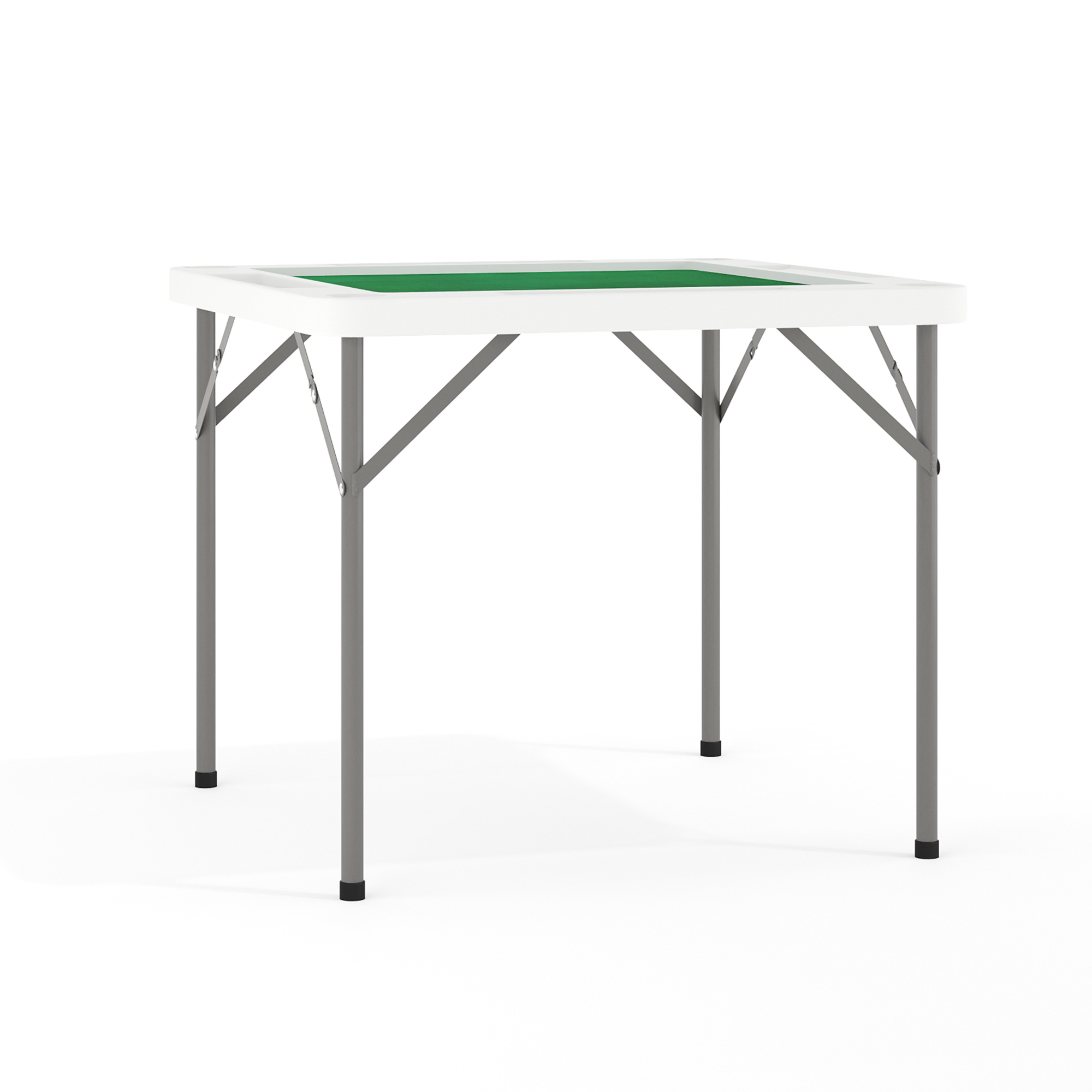 Flash Furniture Folding Game Table, Green, 34 1/2in. Square x 29in.H, Model# DADMJZ88