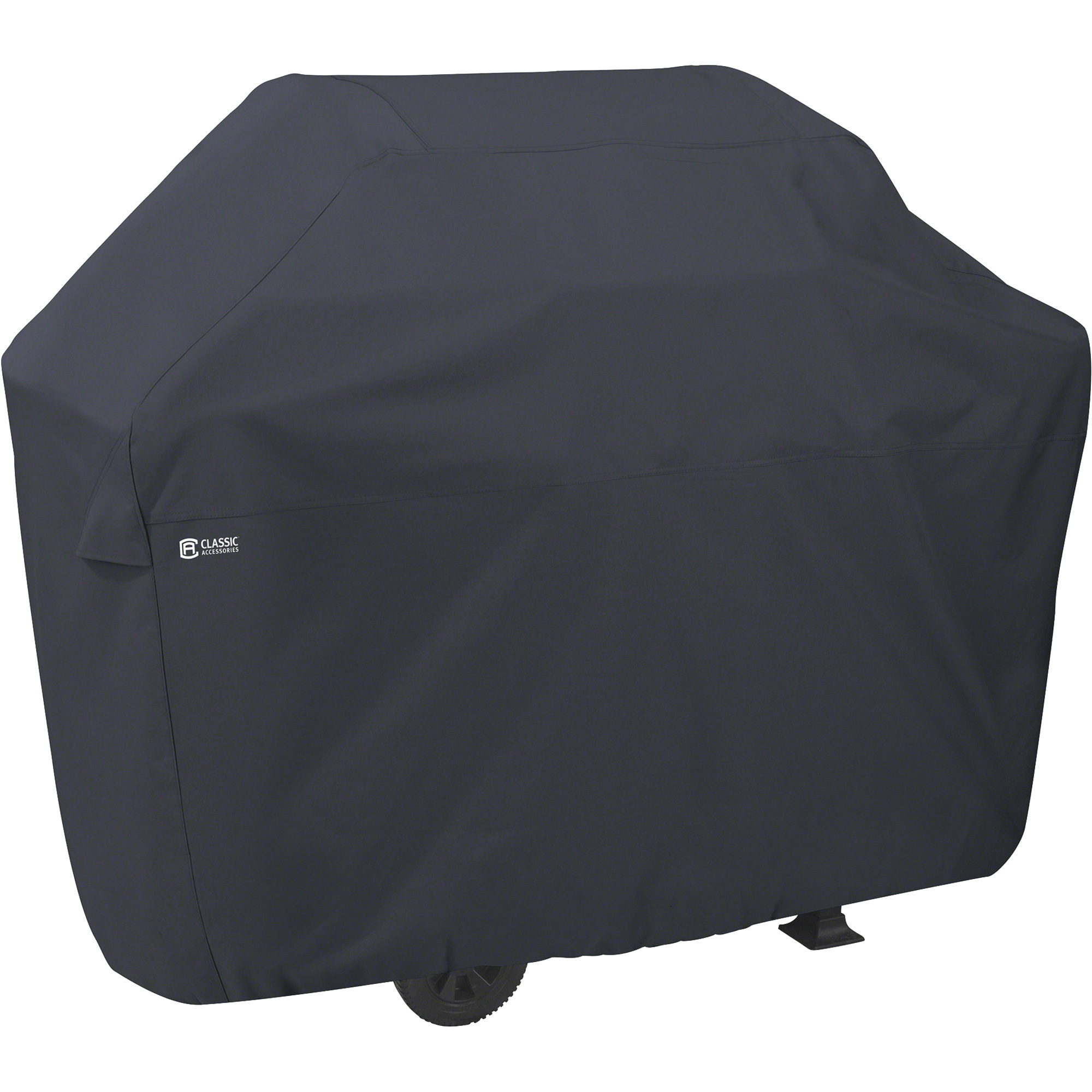 Classic Accessories BBQ Grill Cover, Medium/Small, Black, Fits 52in.L x 24in.D x 44in. Gas Grills, Model# 55-305-370401-00