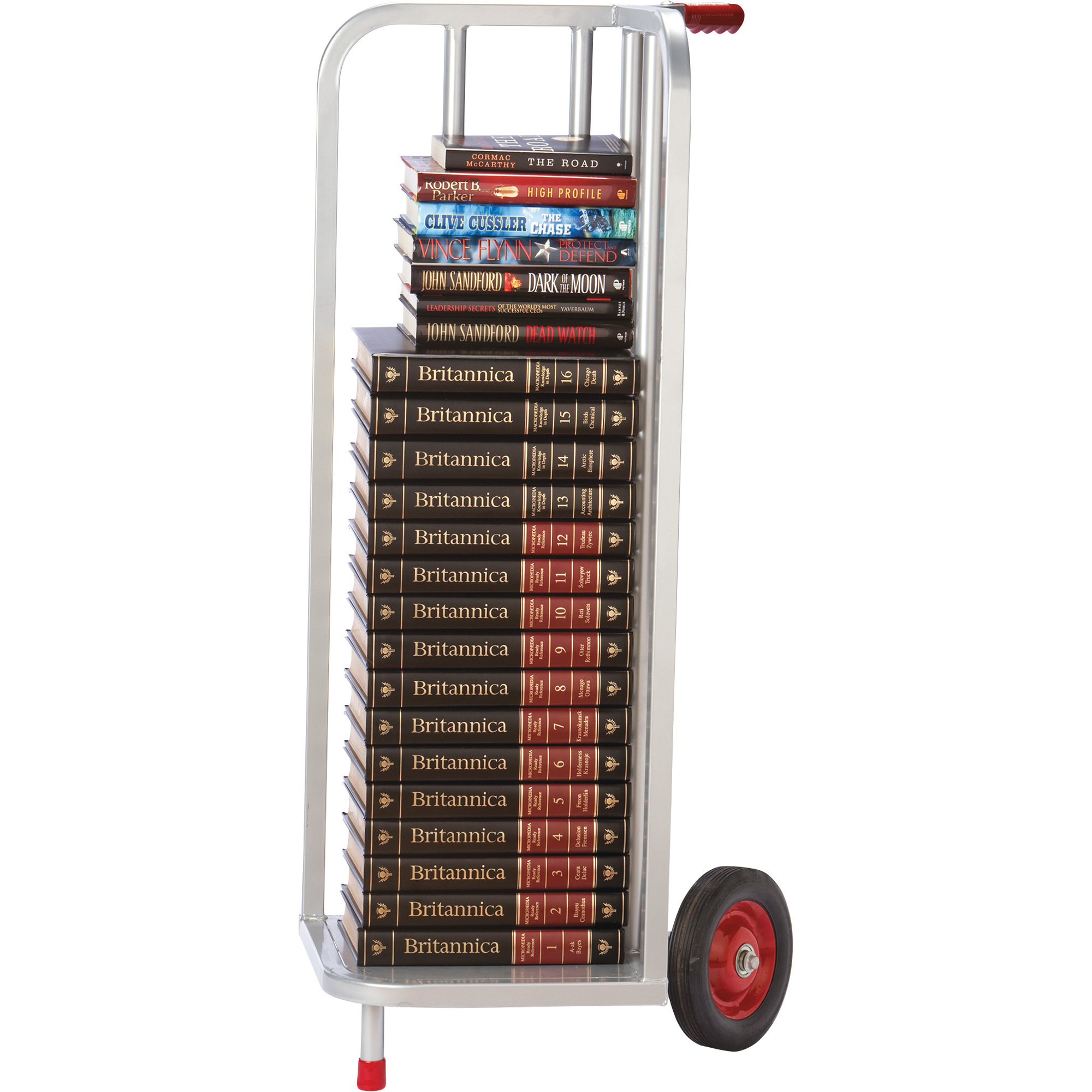 Raymond V-Shaped Book Cart, 240-Lb. Load Capacity, Model# 800
