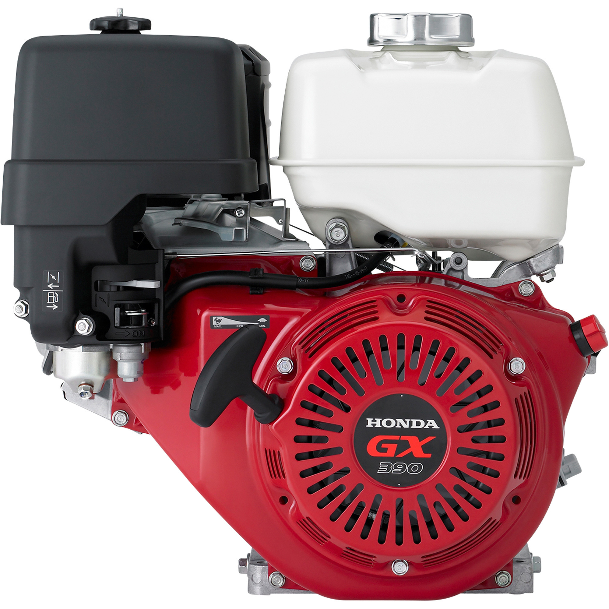 Honda Engines, HONDA 389CC ENGINE, Engine Displacement 389 cc, Engine Type GX Series OHV Commercial-duty, Shaft Diameter 1 in, Model# GX390UT2XQA2