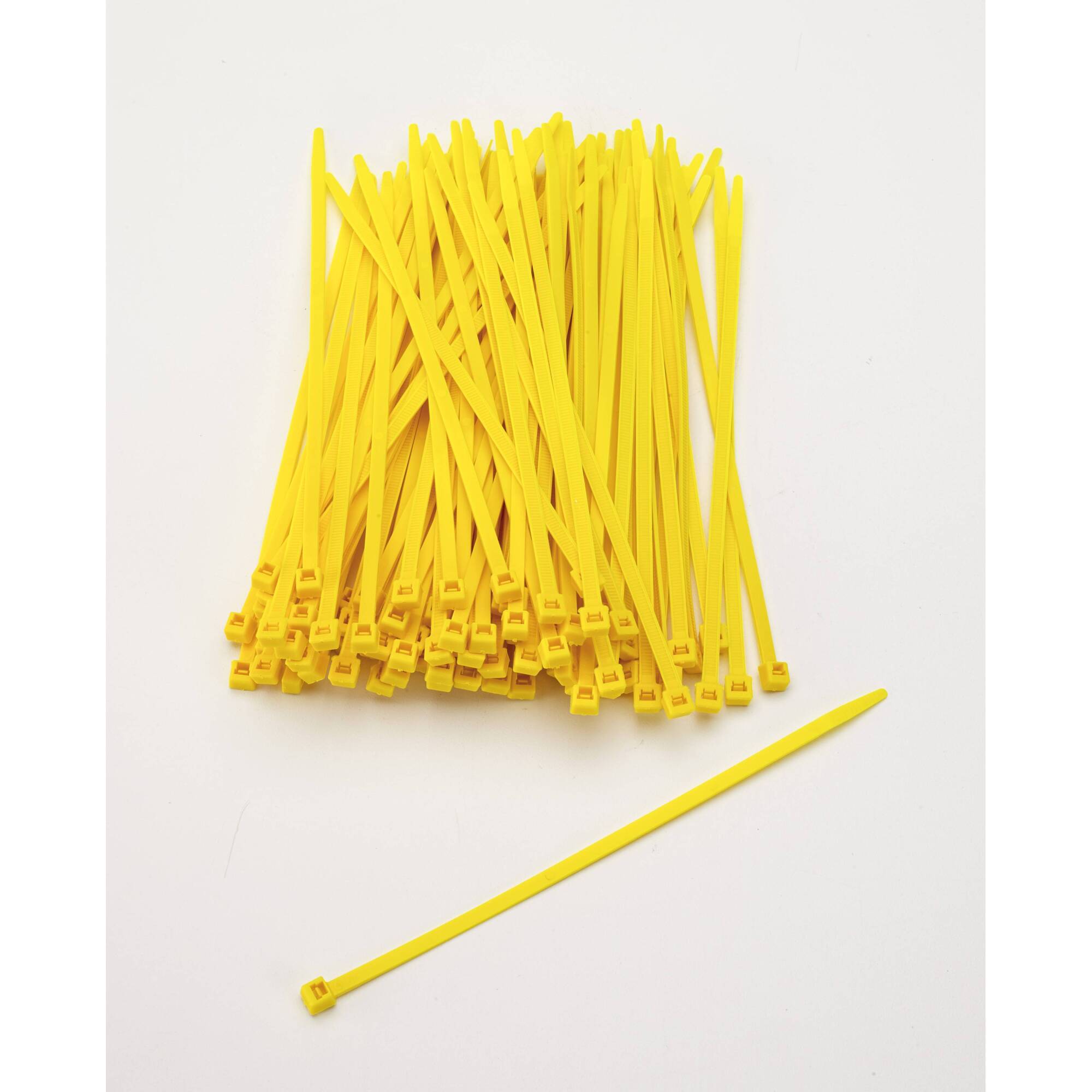 Mutual Industries 14970-41-7 7" Locking Ties Yellow 100-Bag