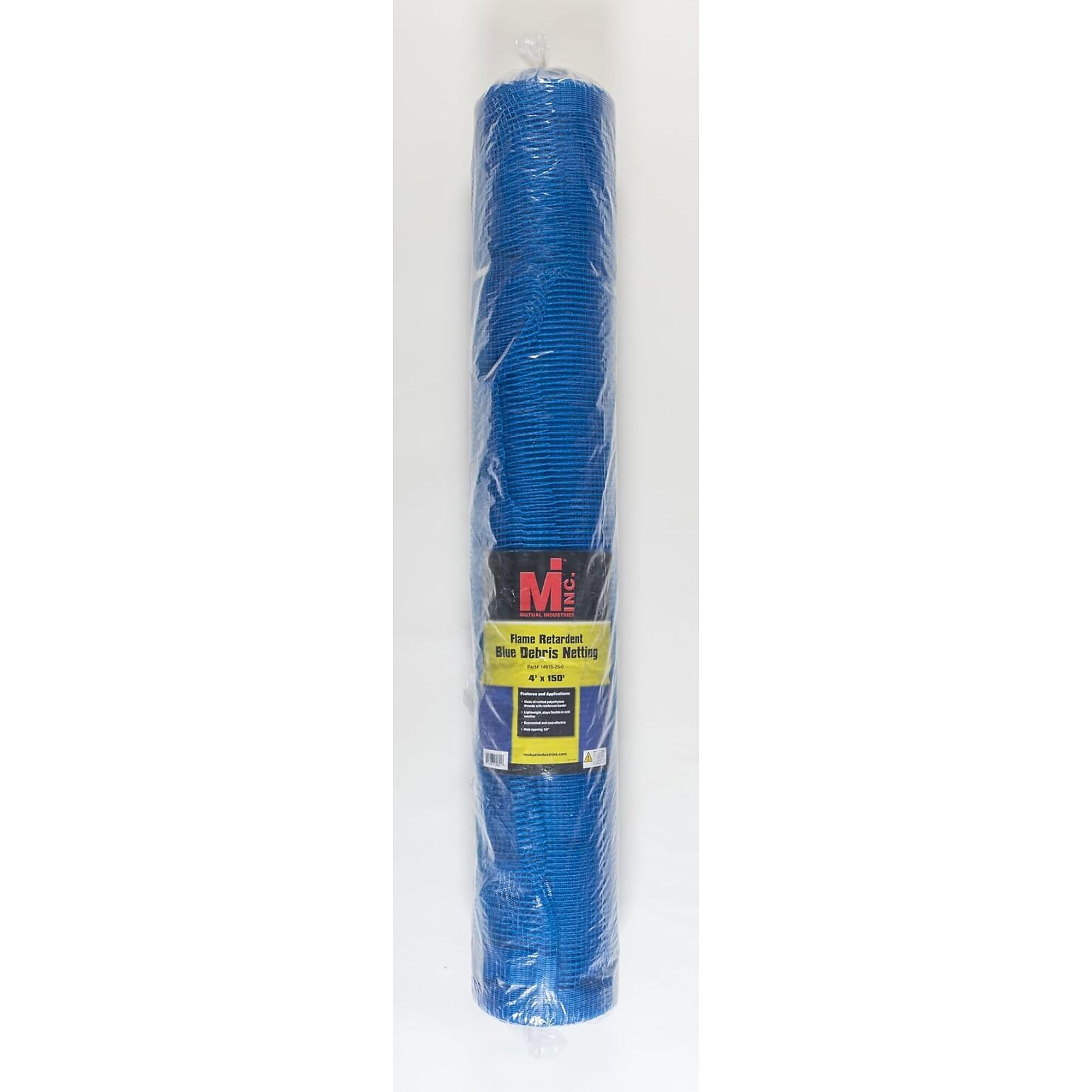 Mutual Industries 14915-25-0 48' X 150' Blue Fr Debris Netting