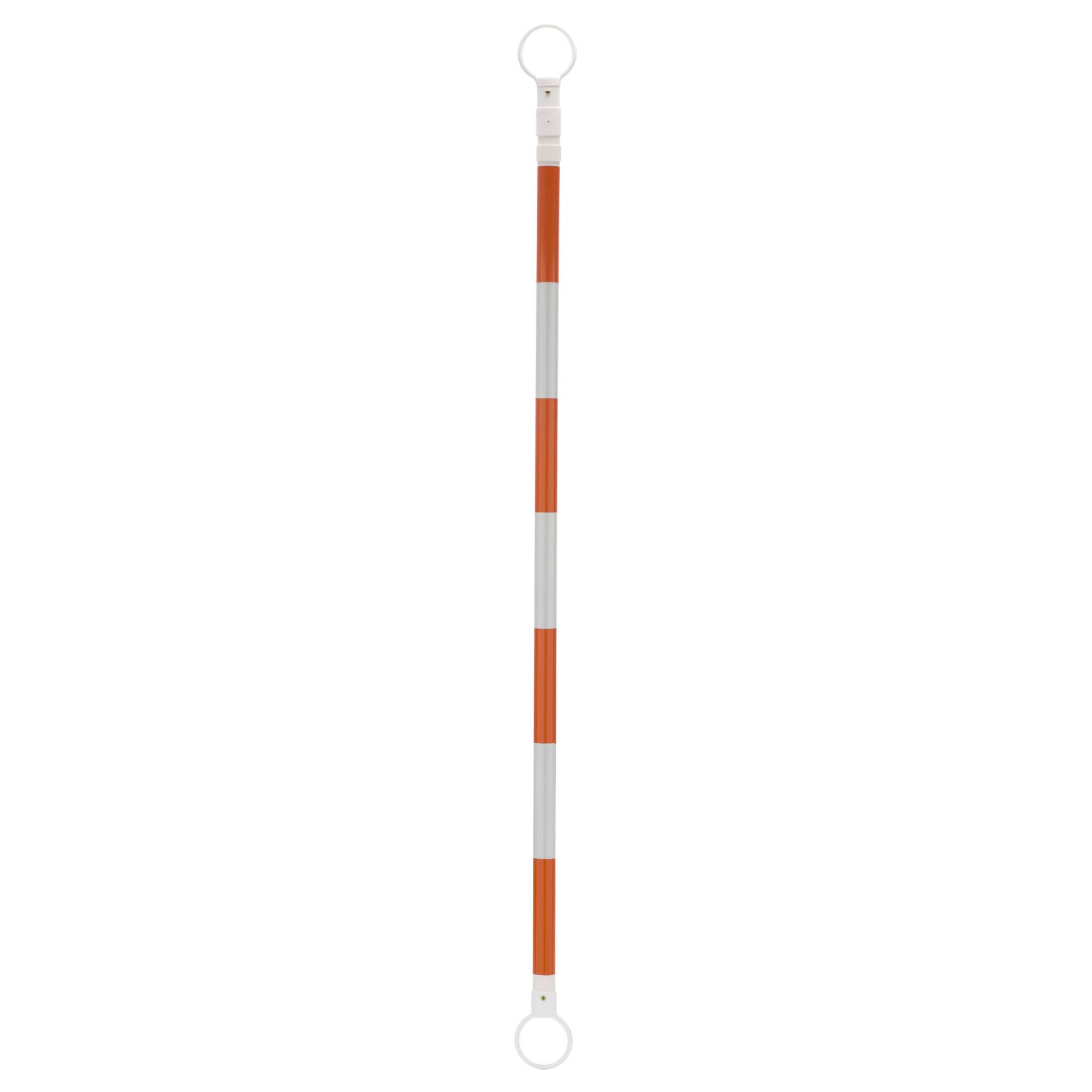Mutual Industries 17727-45-10 Retractable Cone Bar 6-10' Orange/White