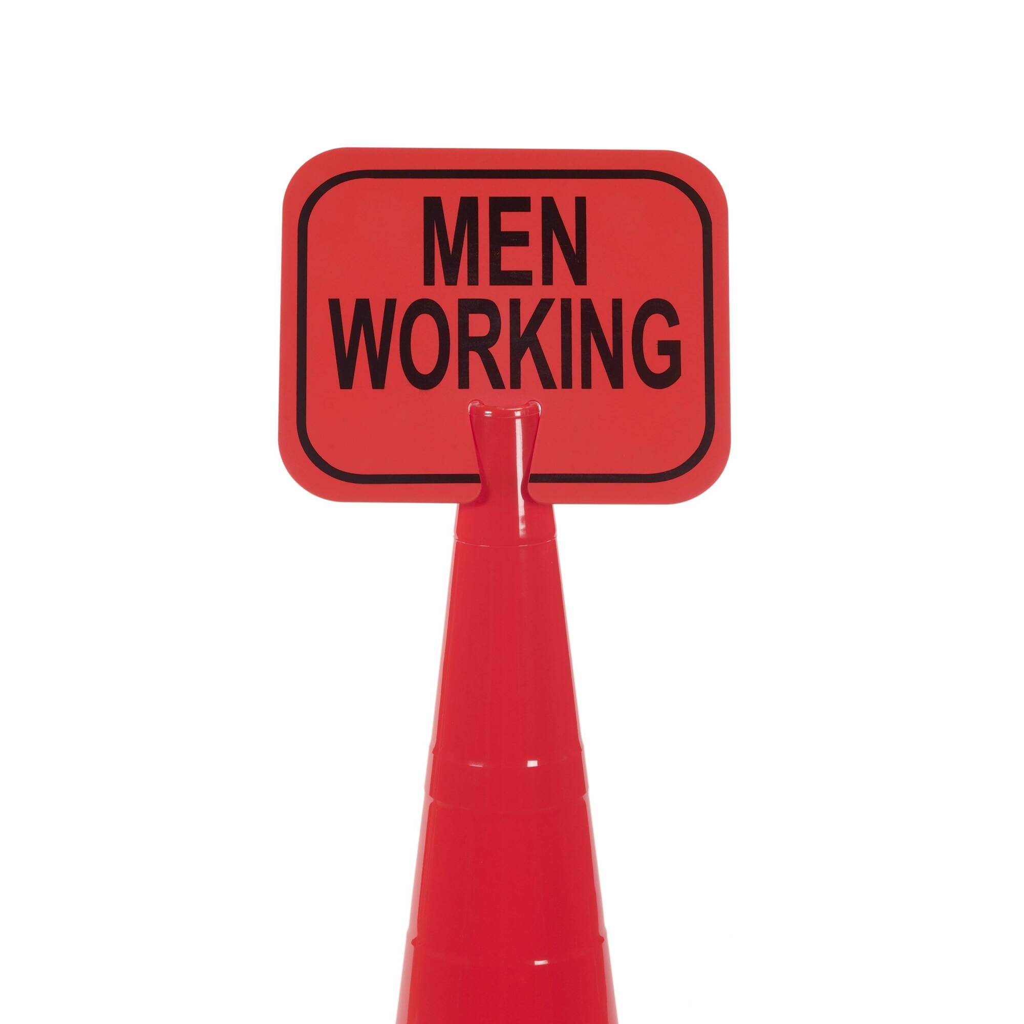 Mutual Industries 17729-0-2 Men Working Cone Sign