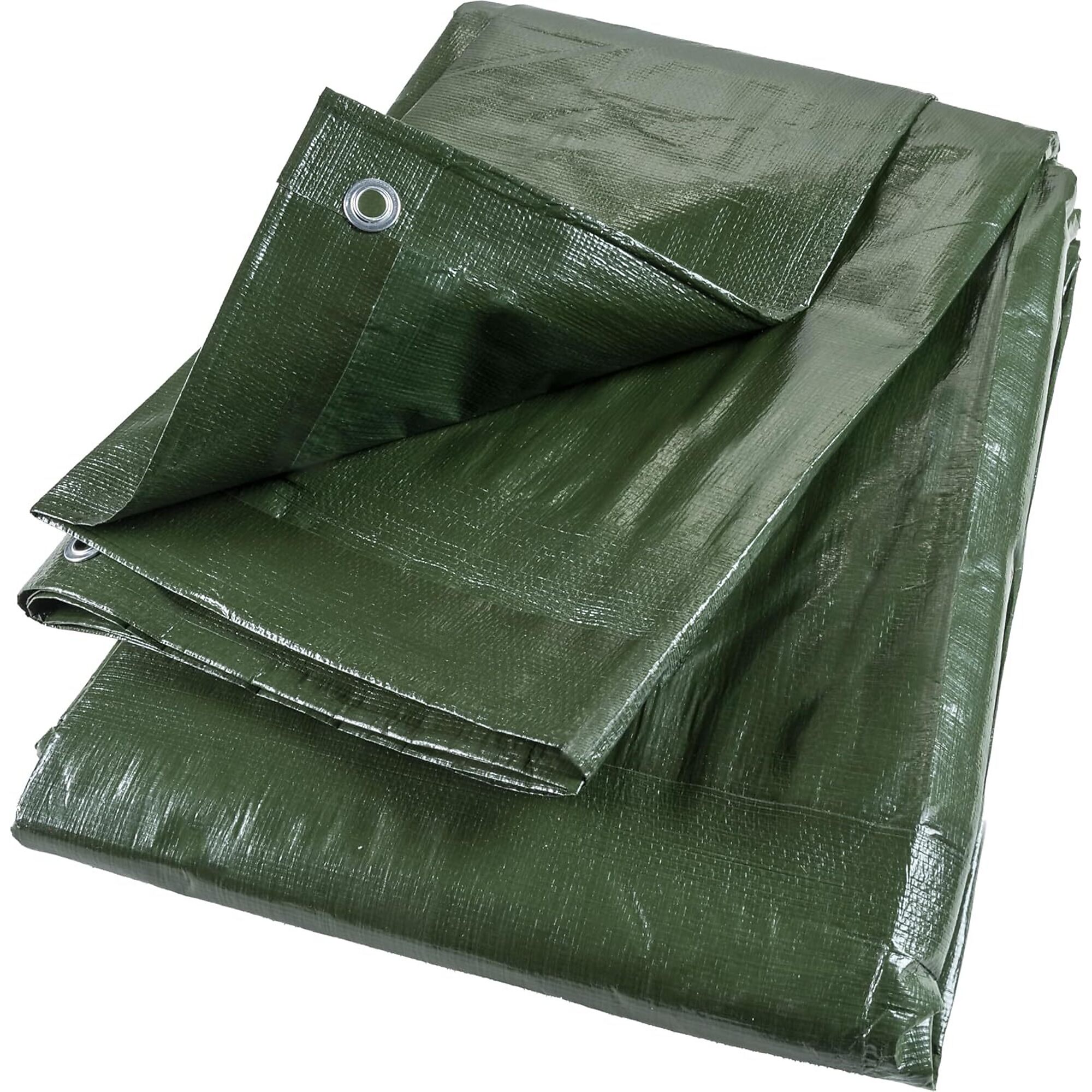 Mutual Industries 14964-39-0608 Poly Tarp; Green - 6'X8' 10/Box
