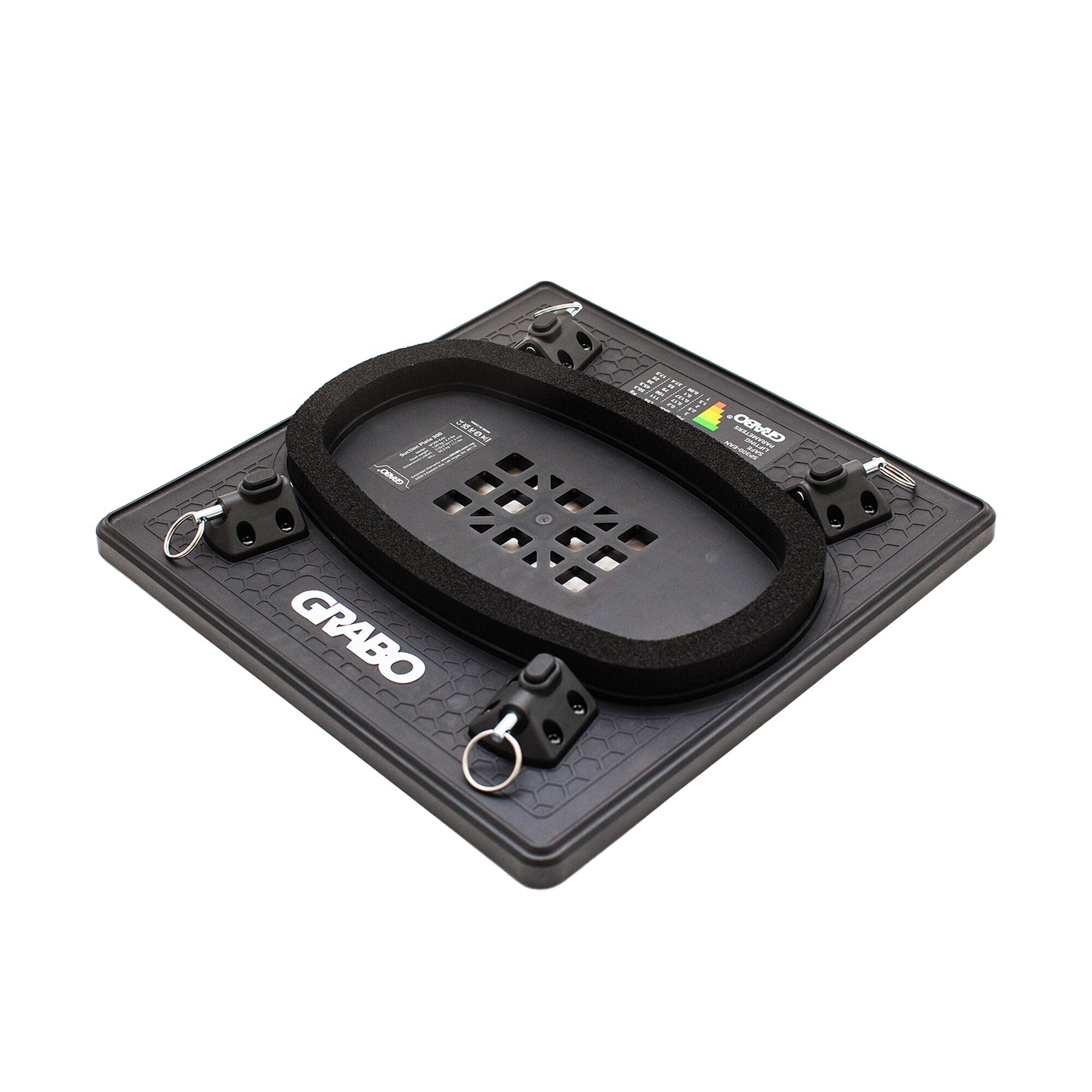 GRABO HighFlow Suction Plate 300, 12 x 12 Inch, 150 Pound Capacity, Plate Only, SP300