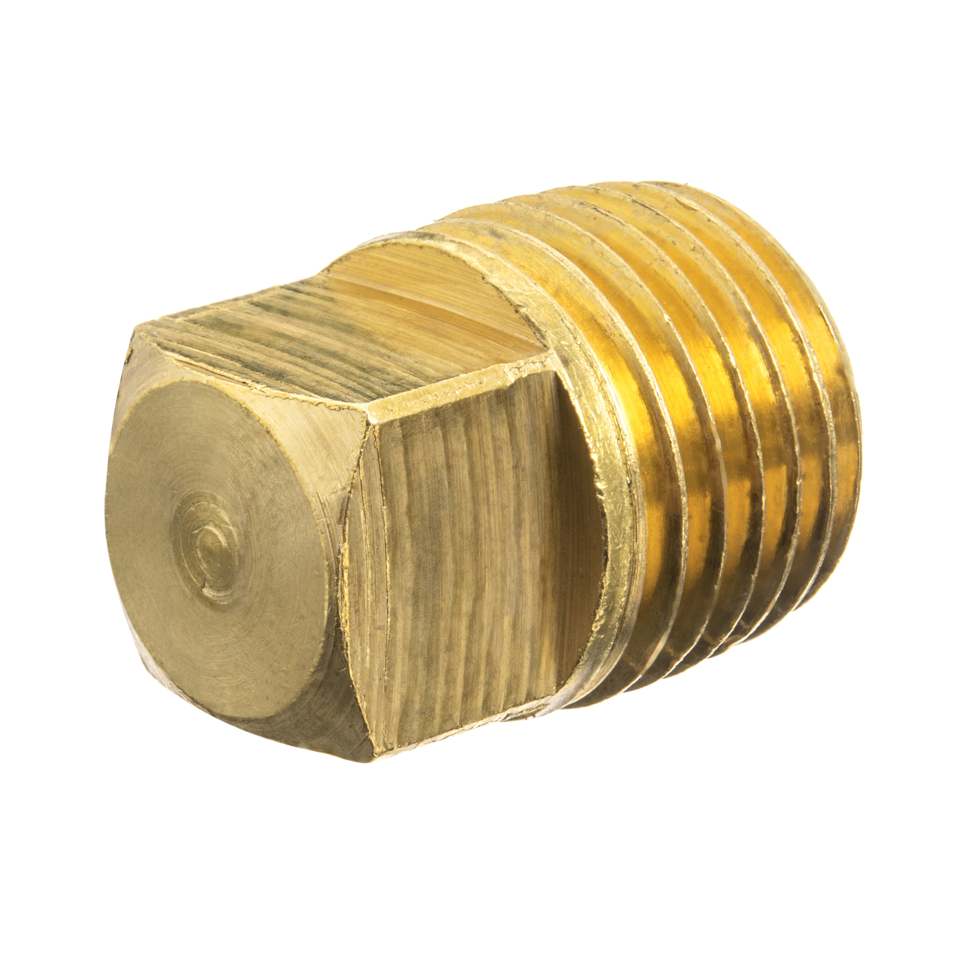 Pipe Fitting - Brass - Class 125 - Square Head Plug (Solid) - 1\