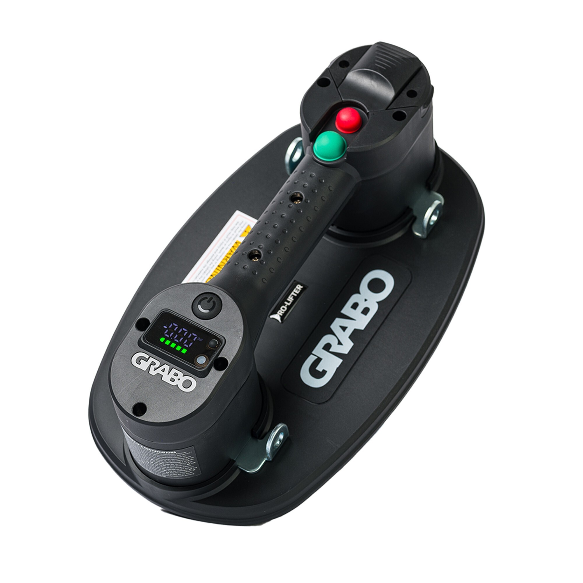 GRABO Pro Lifter 20 Cordless Vacuum Suction Gripster Kit, 20 Liters per Minute Pump, Up to 375 Pound Capacity, GP-1Li-FB-1S