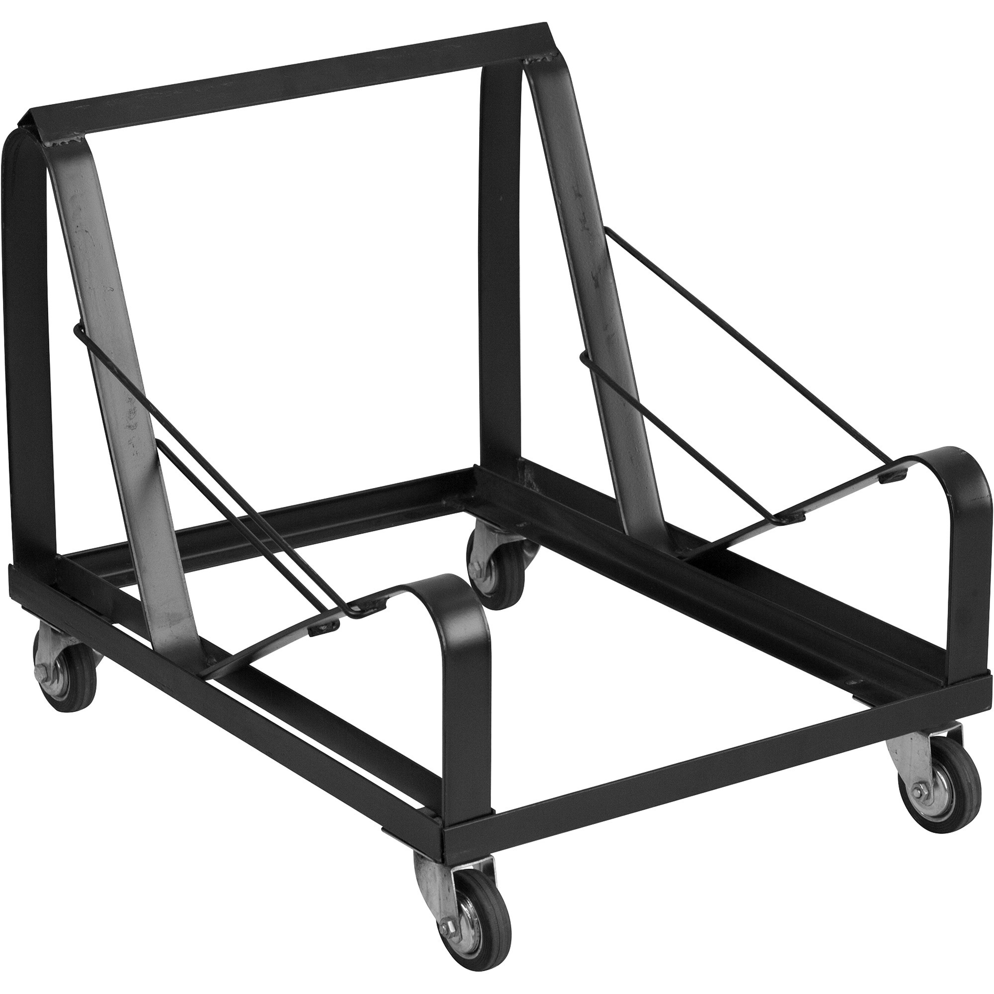 Flash Furniture Stack Chair Dolly, Black, 19 3/4in.W x 25 1/2in.D x 20 1/2in.H, Model# XUMC168DOLLY