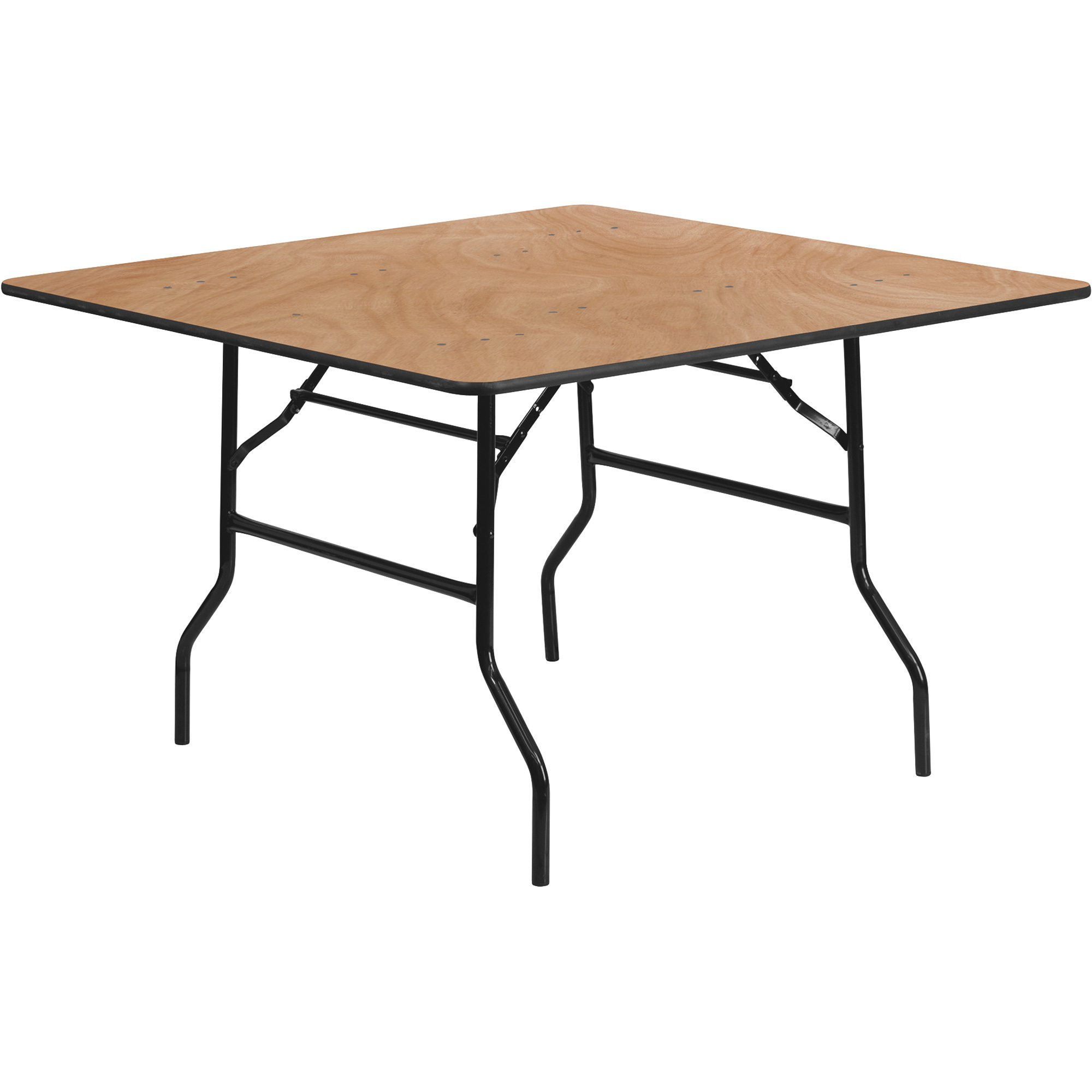 Flash Furniture 48in. Square Wood Folding , Natural, Model