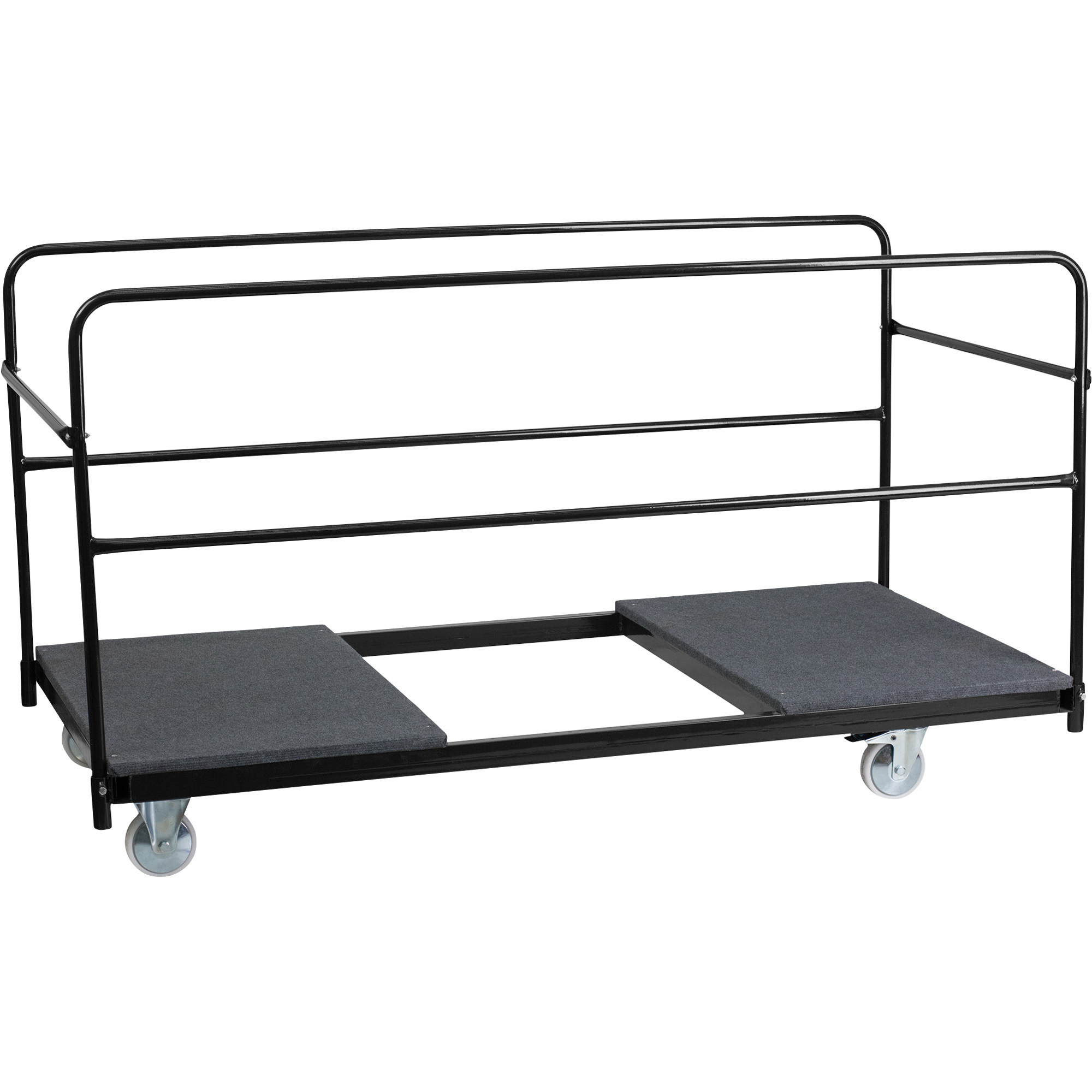 Flash Furniture Table Dolly for Round Folding Tables, 74.5in.W x 36in.D x 40.5in.H, Model# XA74DOLLY