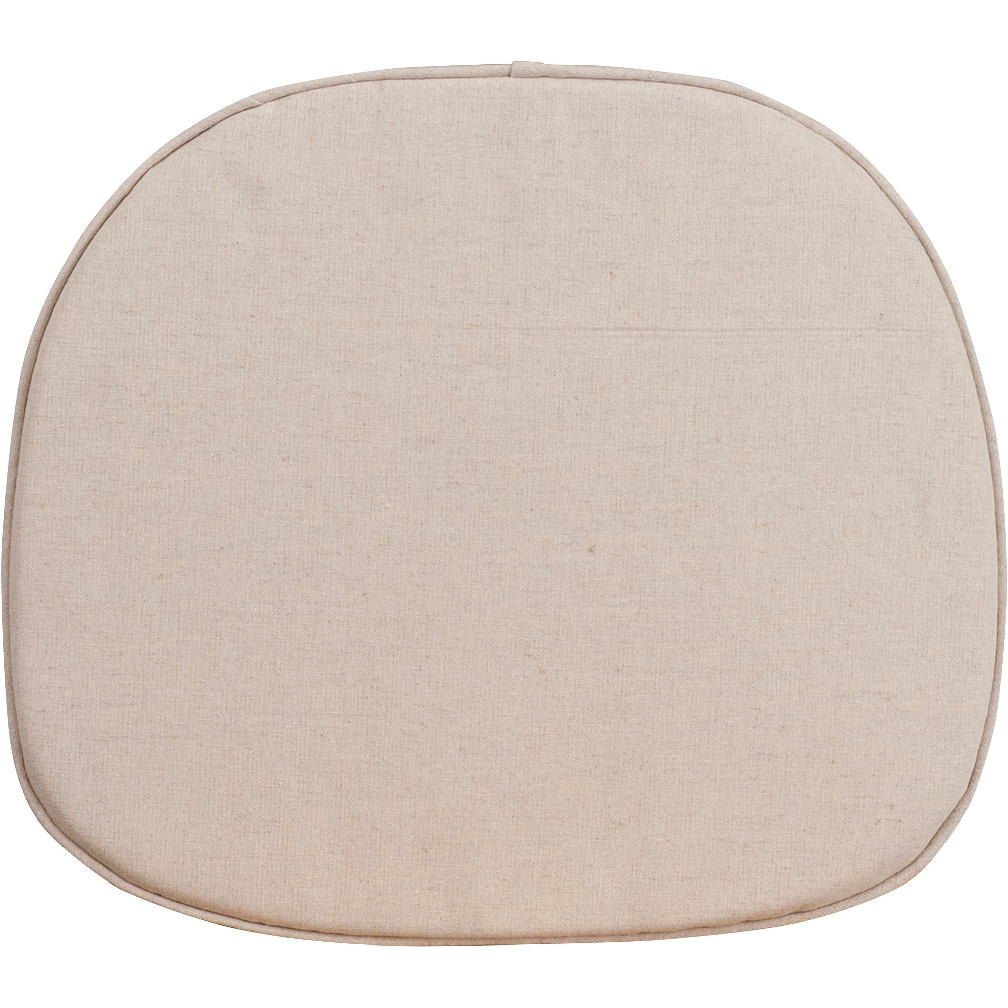 Flash Furniture Soft Cushion for Chiavari Chair, Natural, 17.25in.W x 15in.D x 1in.H, Model# XUTHIN